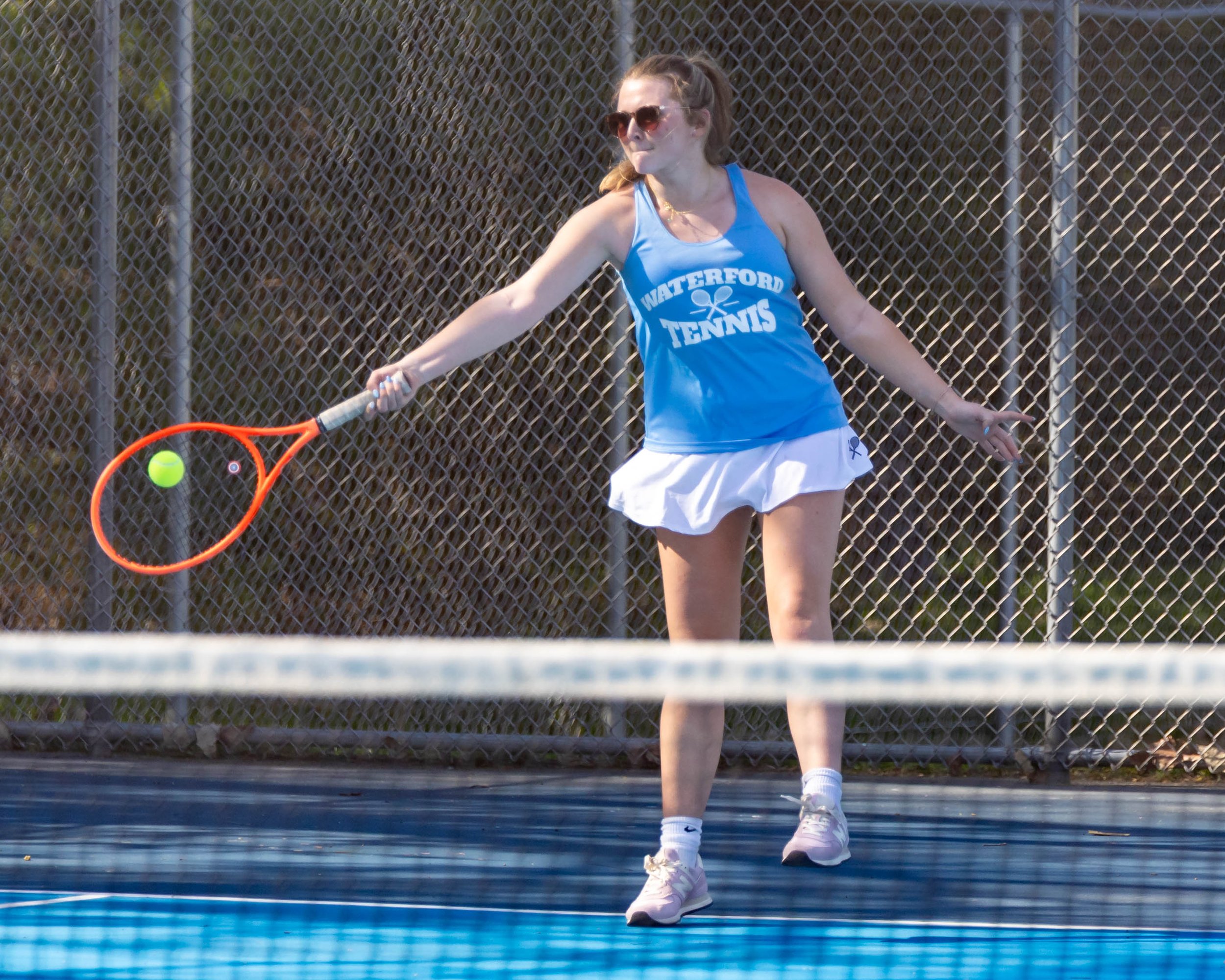 Waterford United player returns the ball