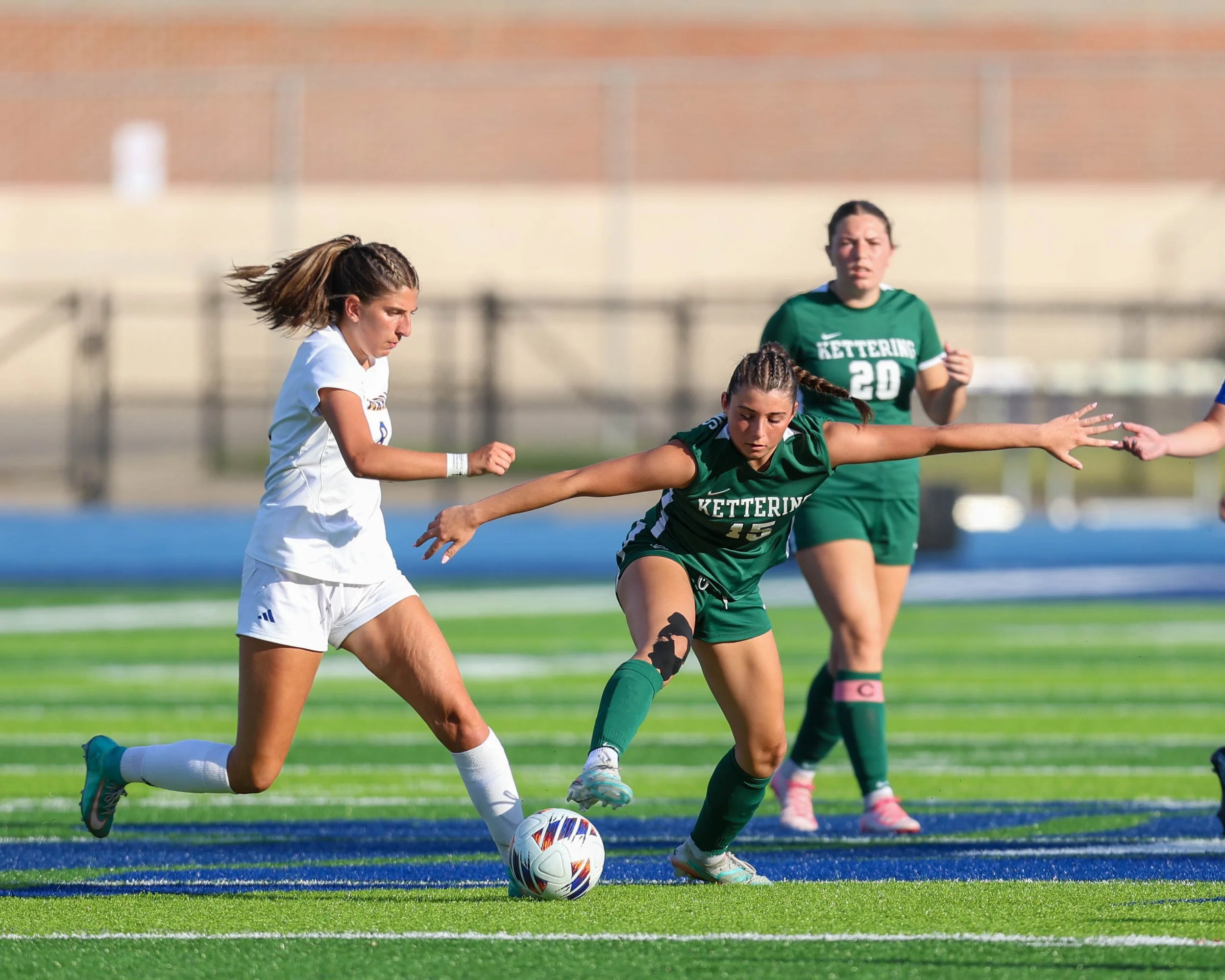 #15 plays the ball