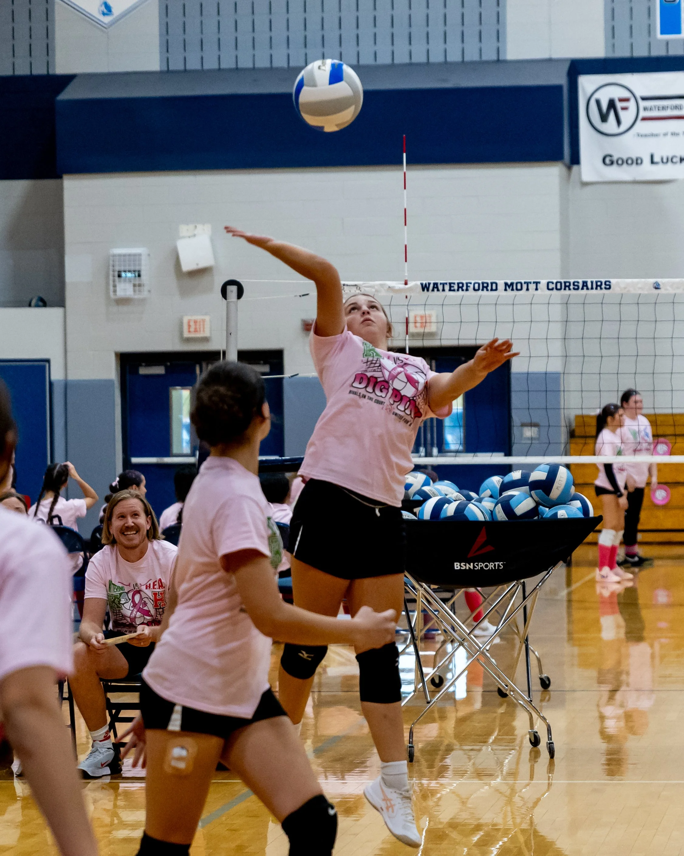 Firebird player hits the ball