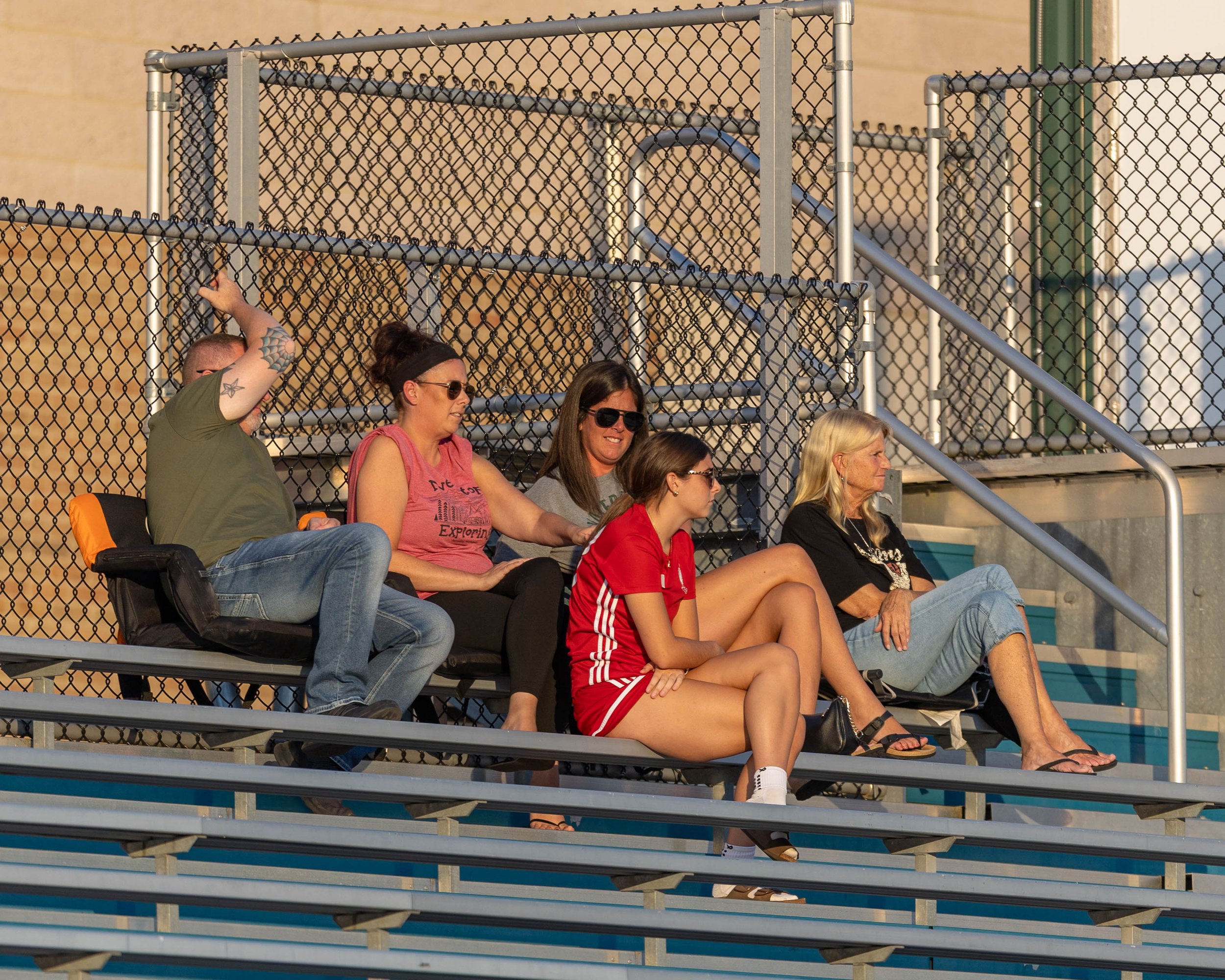 Home fans in the stands