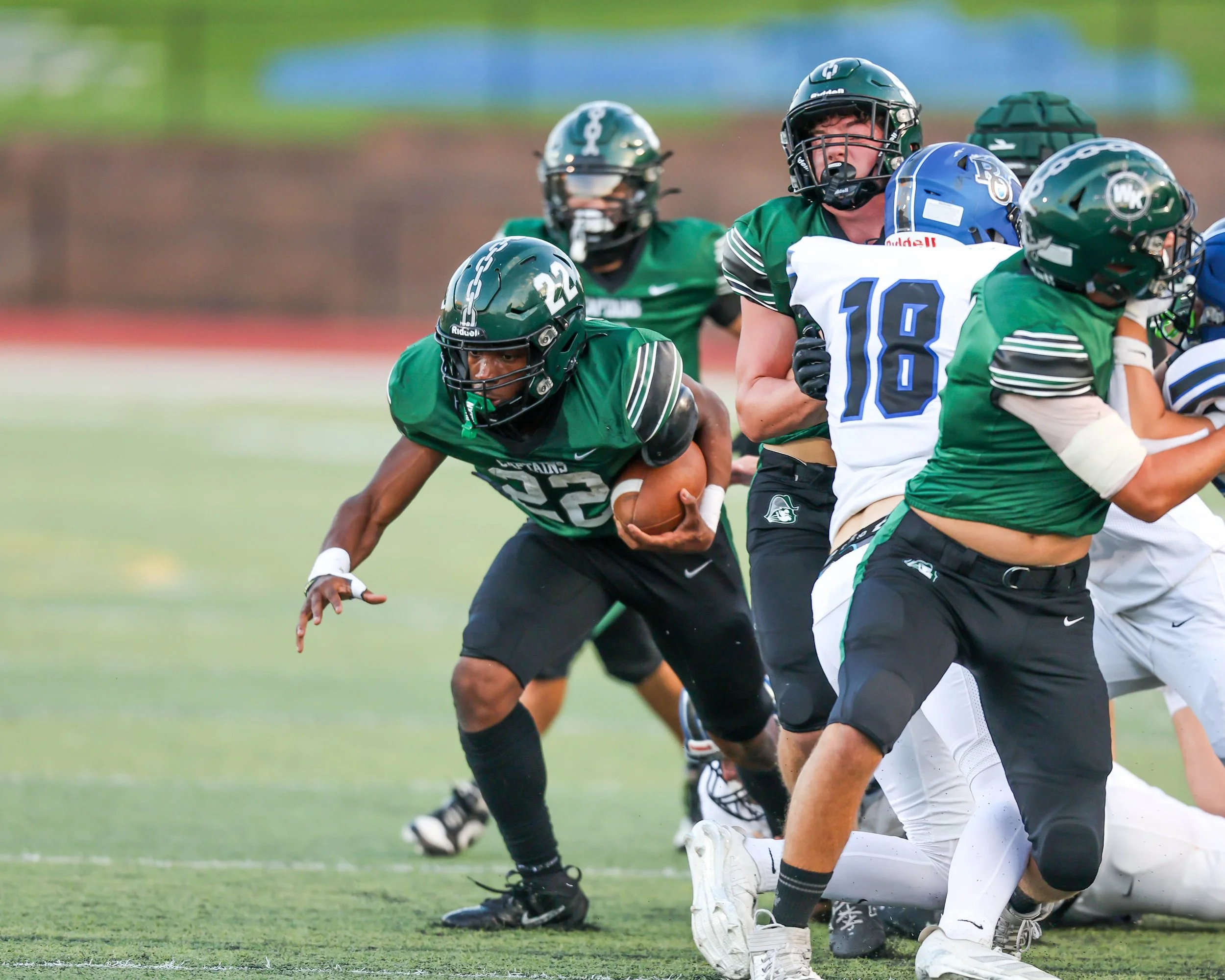 WK #22 carries the ball