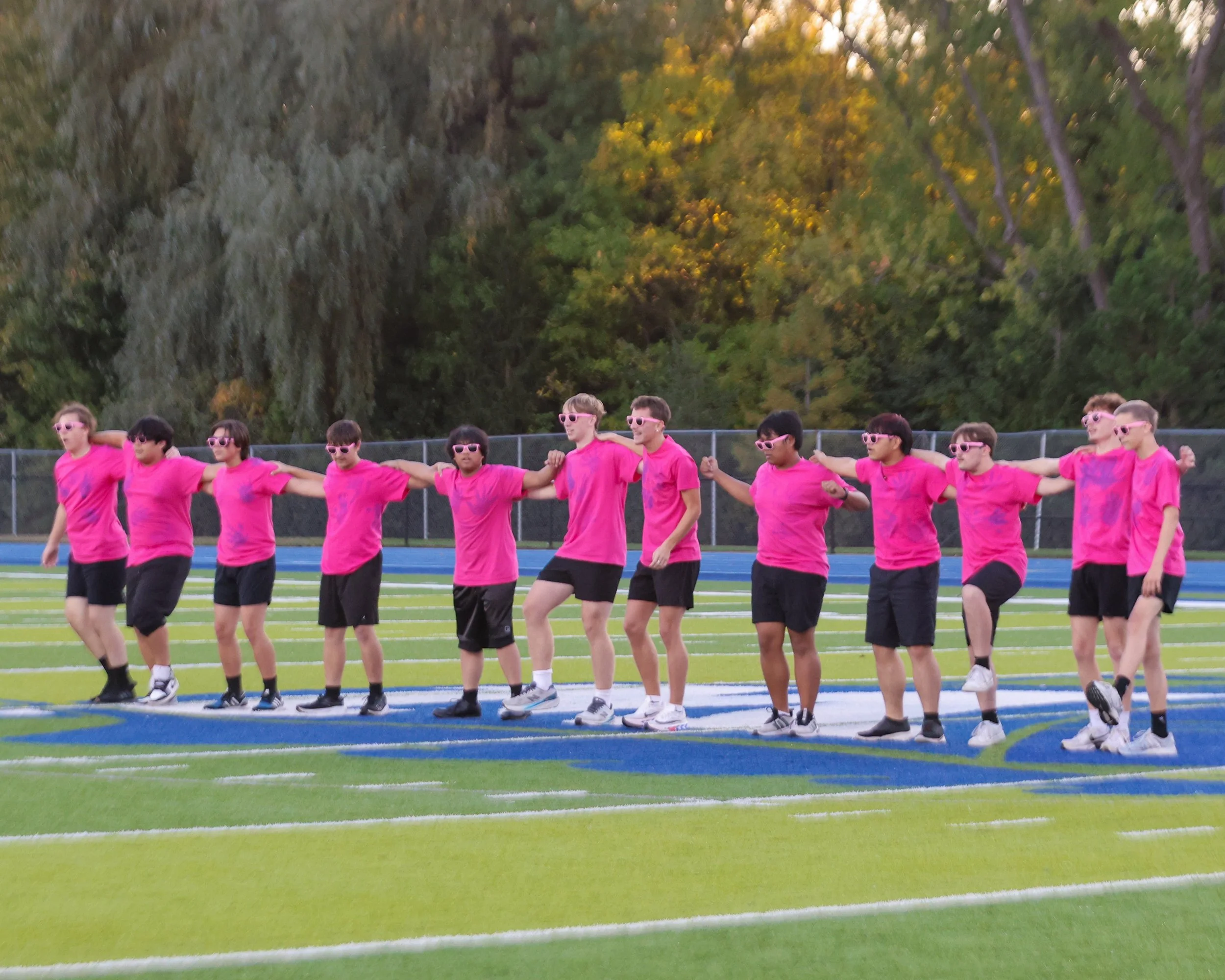 WM Cheerleaders at halftime
