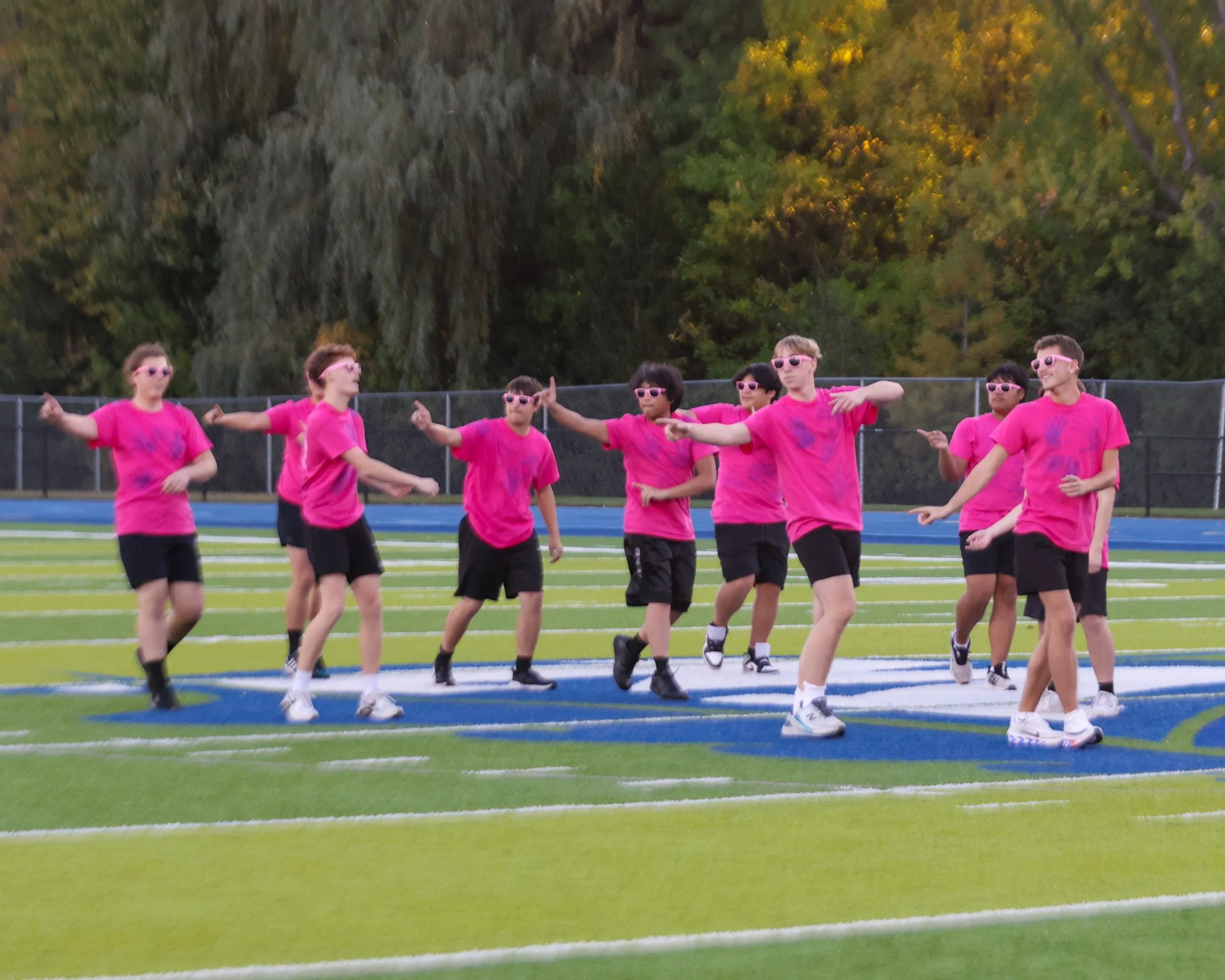 WM Cheerleaders at halftime