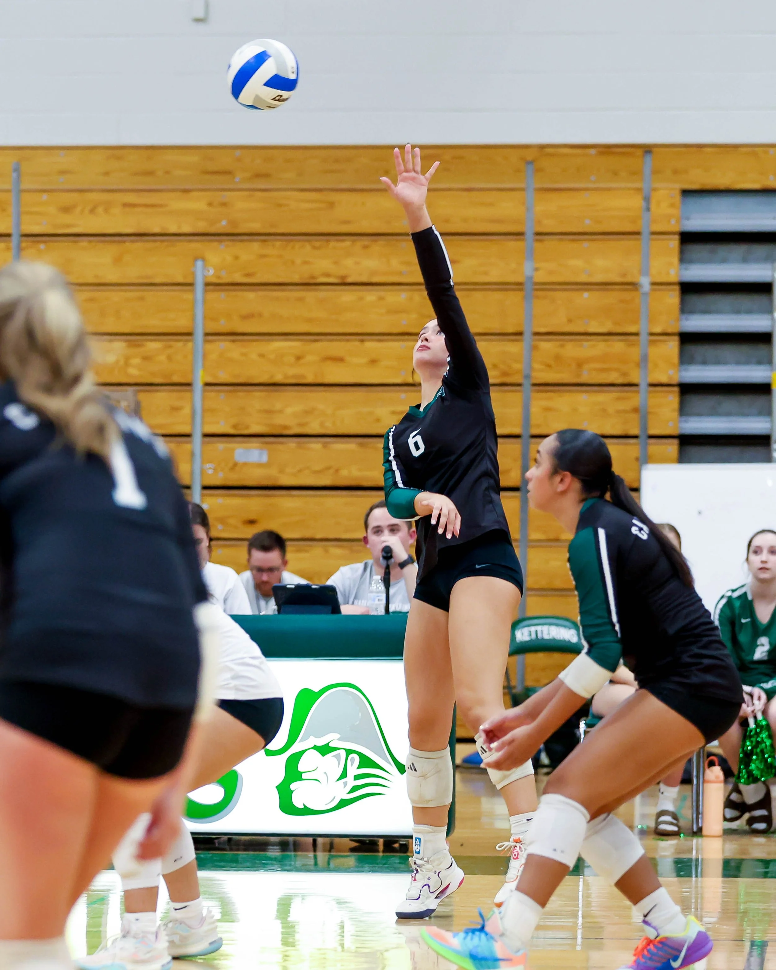 Kettering #6 hits the ball