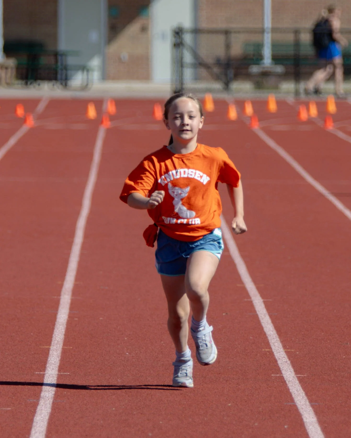 Knudsen runner finishes the race