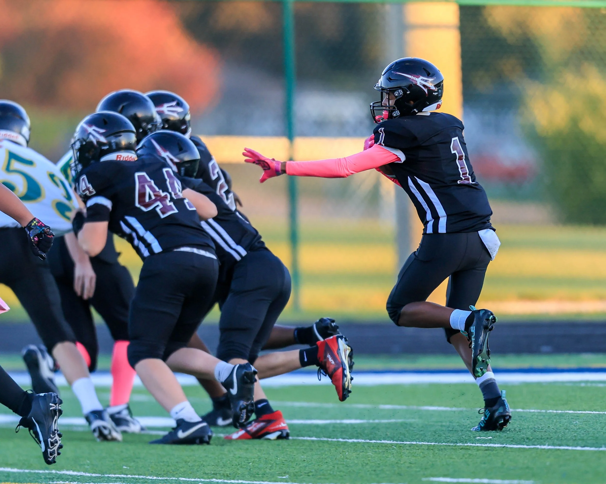Mason #1 with the ball