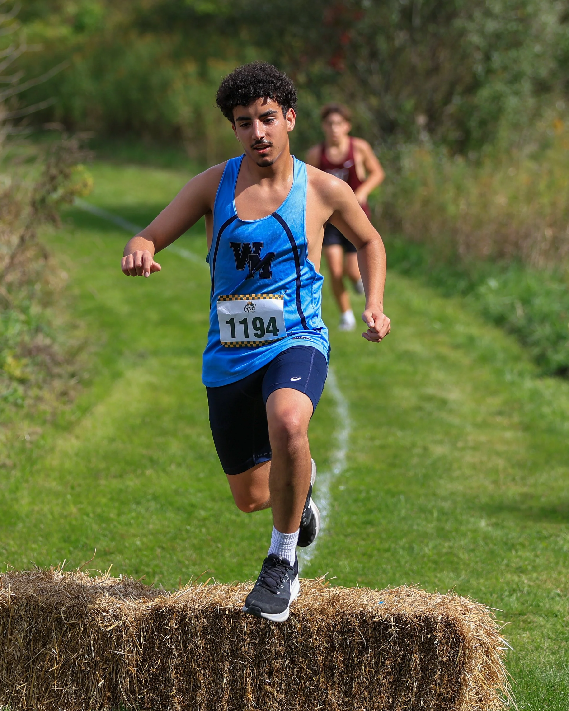 WM runner at the half way point 