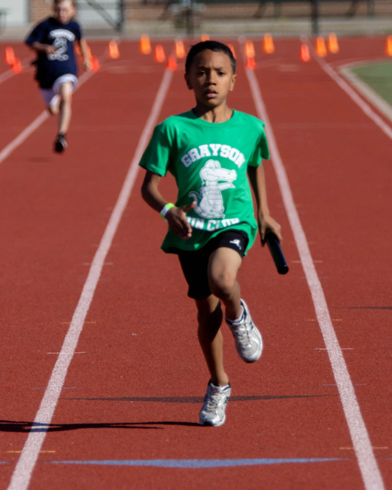 Grayson runner finishes the race