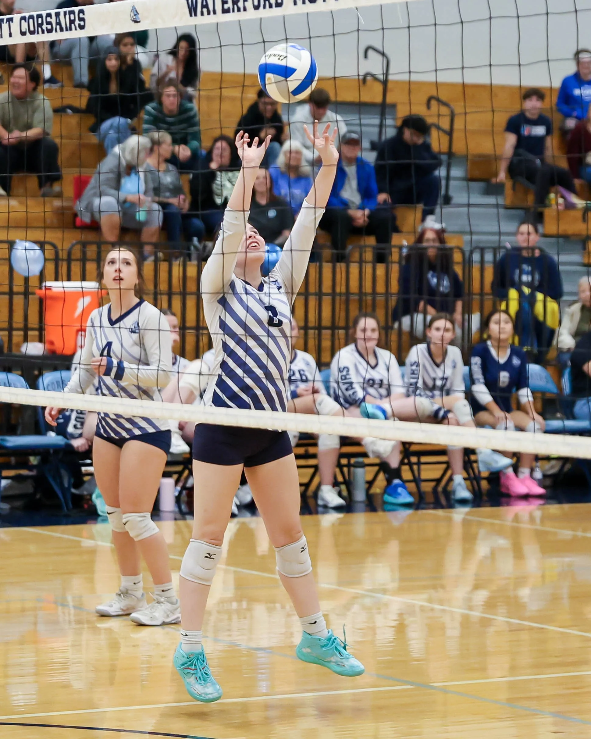 Mott #2 sets the ball