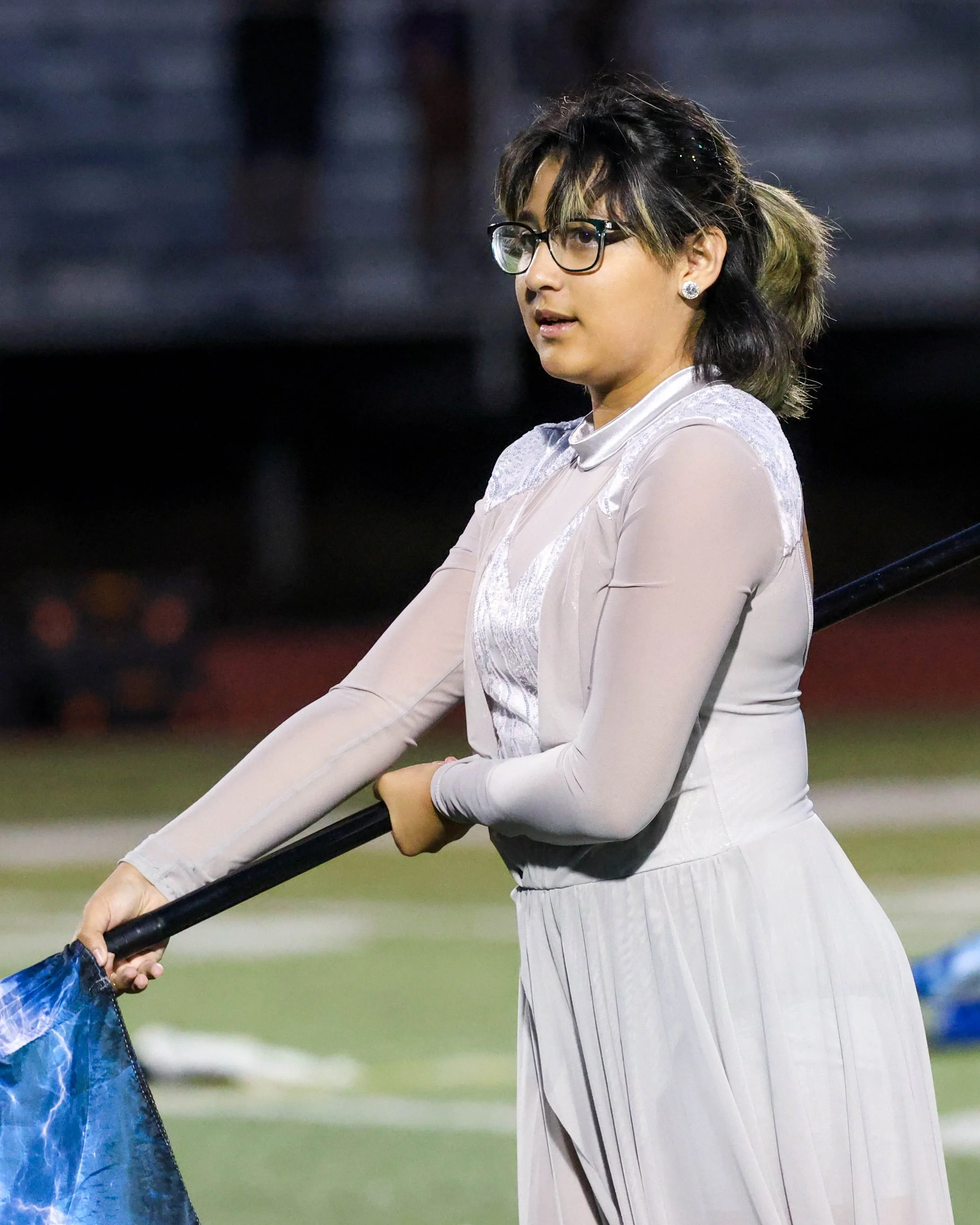 WK Color Guard member