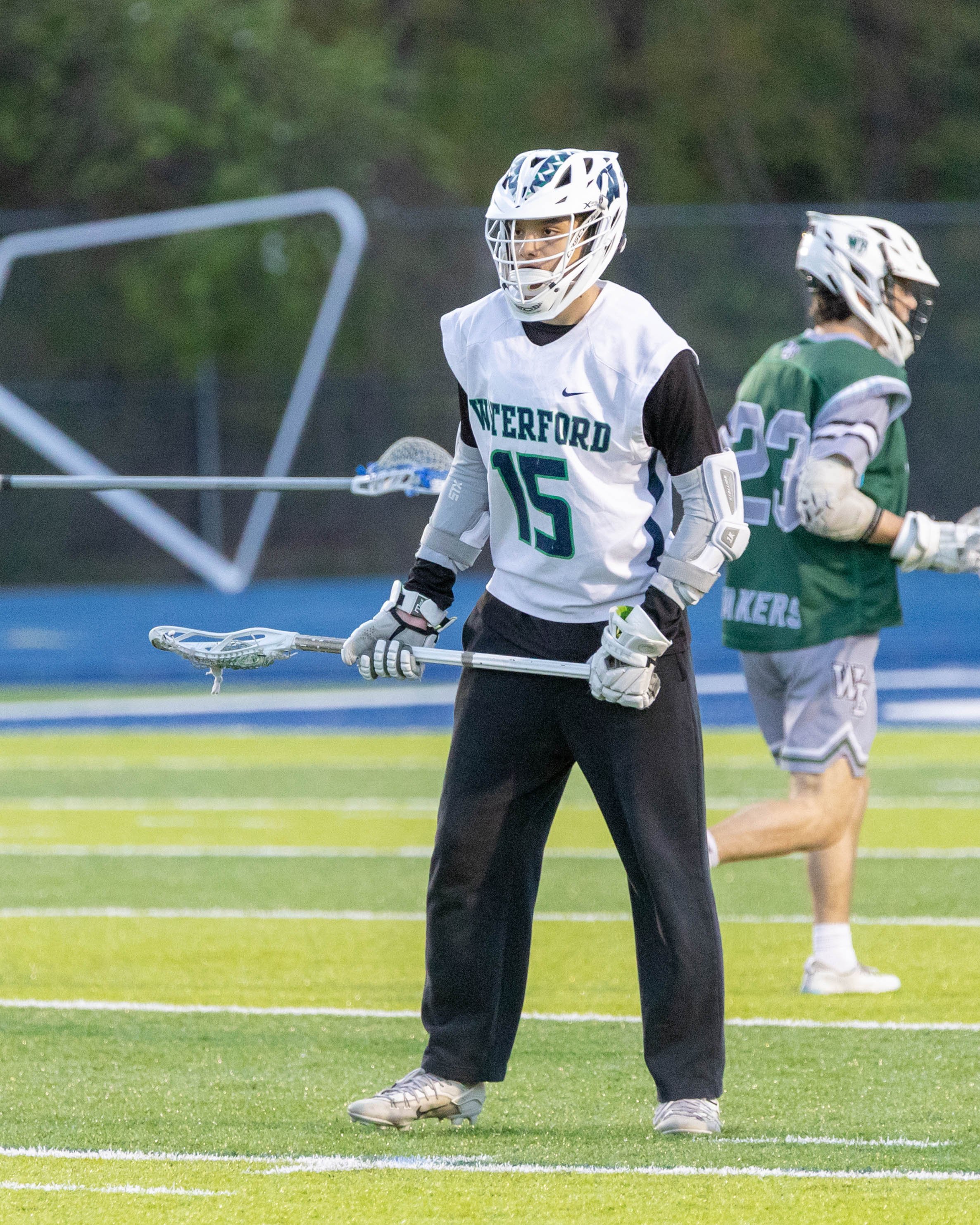 #15 defending the United area