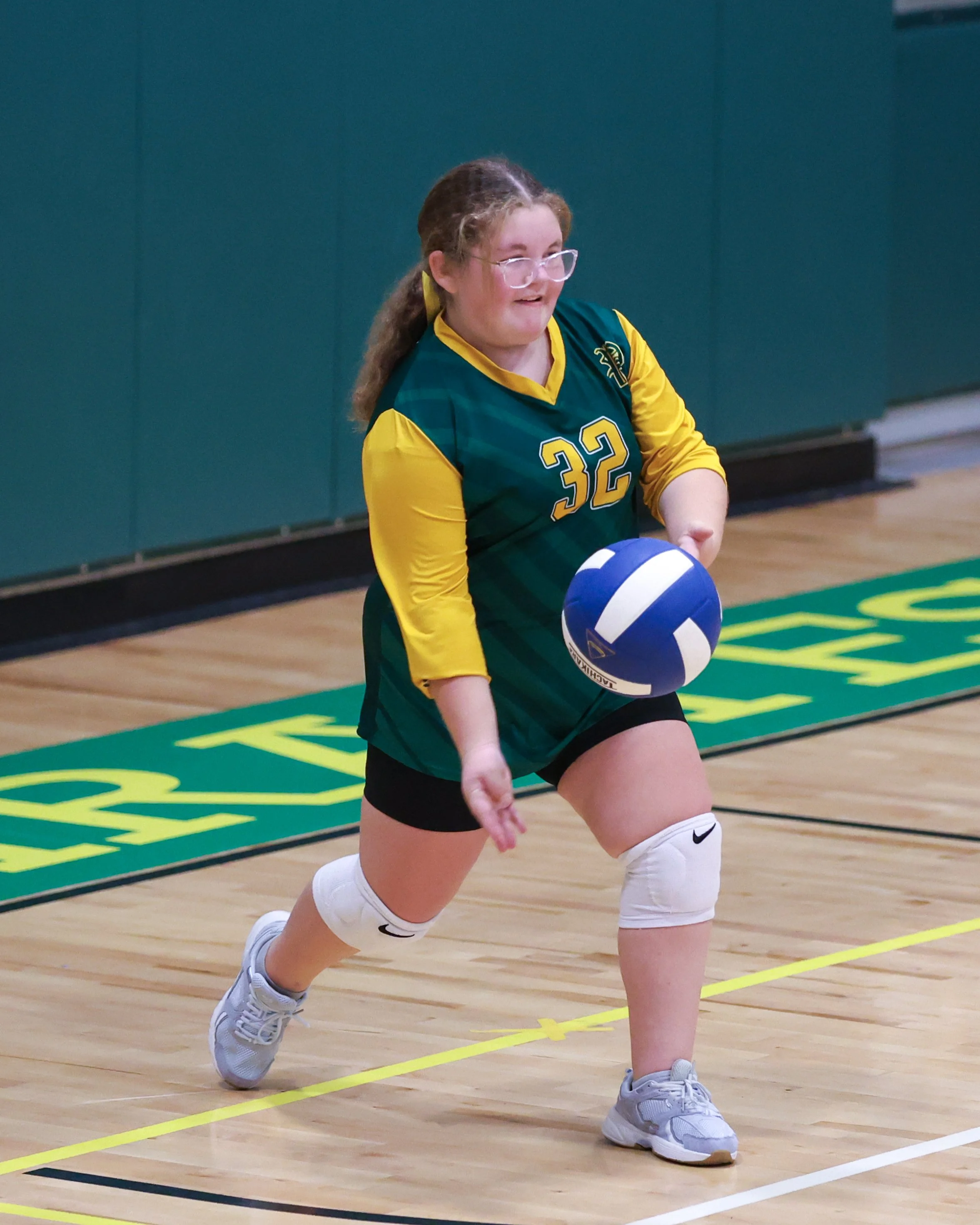 Pierce girl drives the ball
