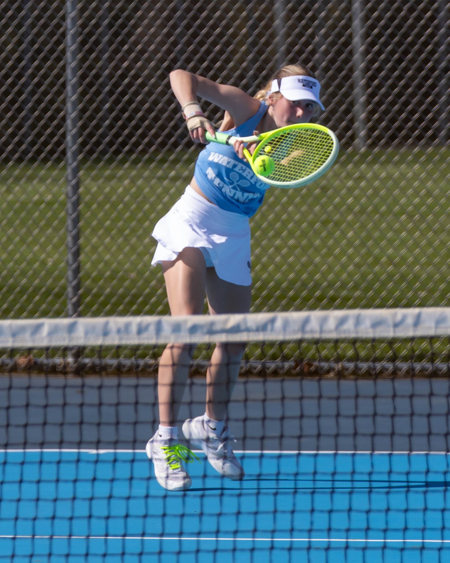 Waterford United player returns the ball