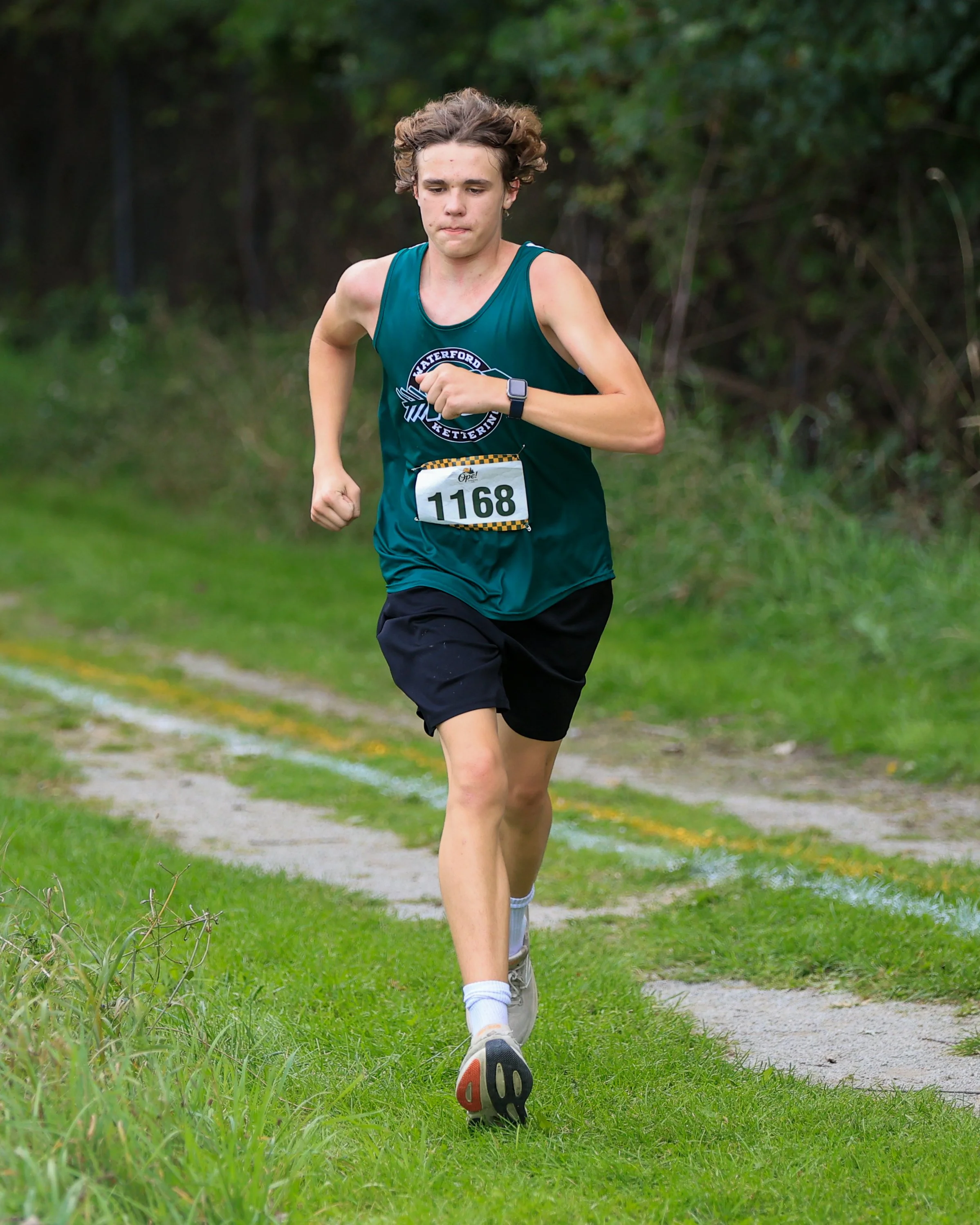 WK runner heads to the finish line