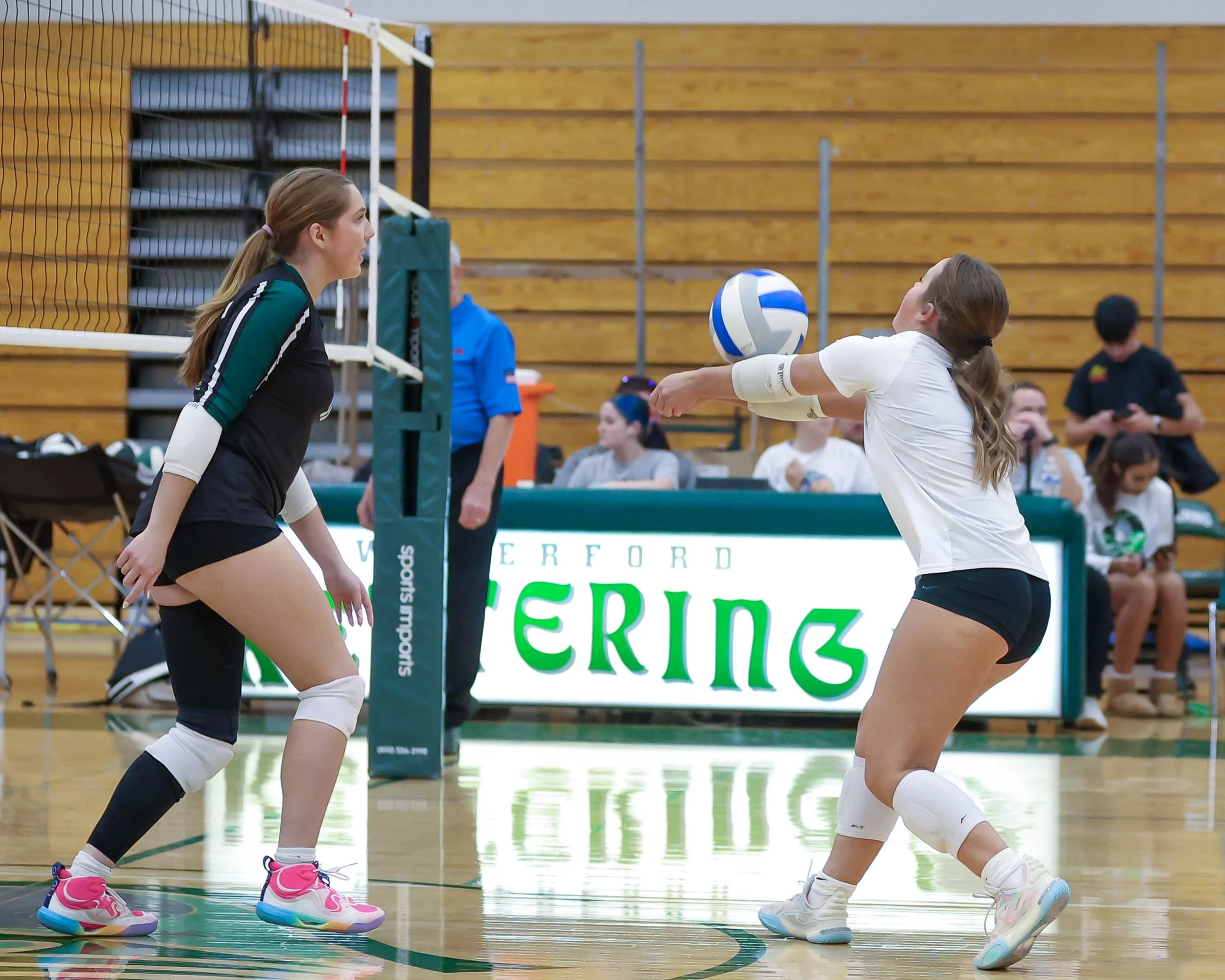 Kettering #5 returns the ball