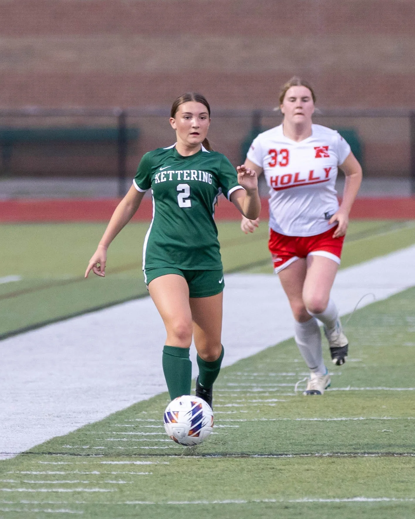 #2 passes the ball