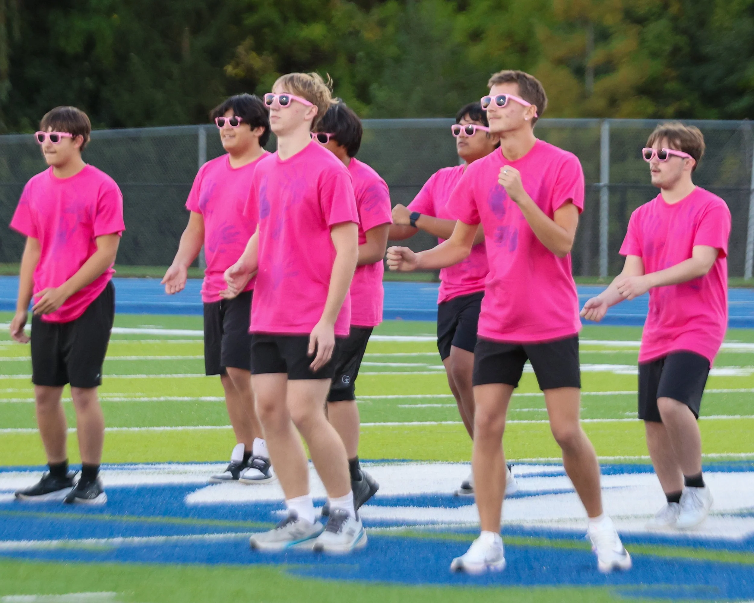 WM Cheerleaders at halftime