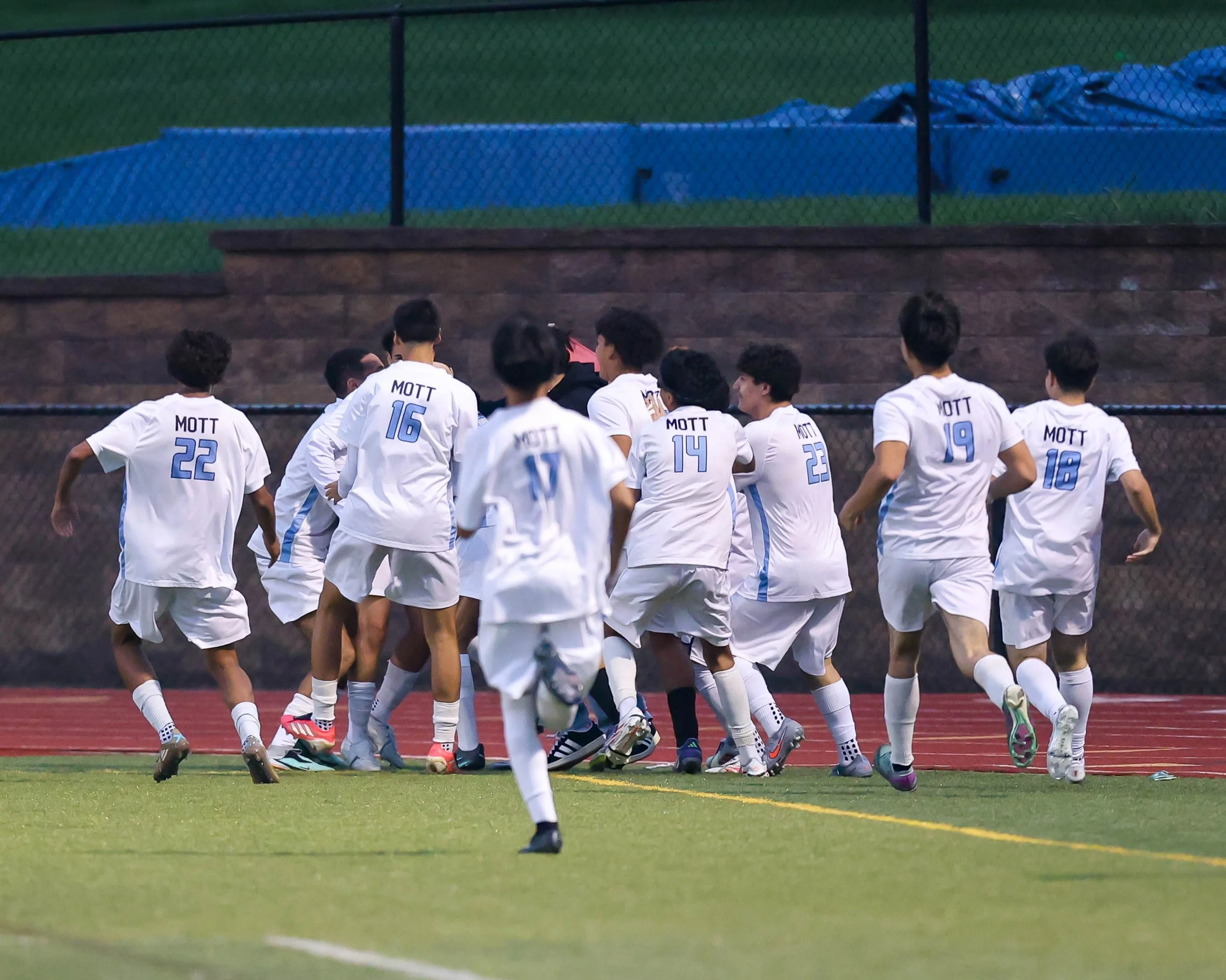 WM celebrates a goal