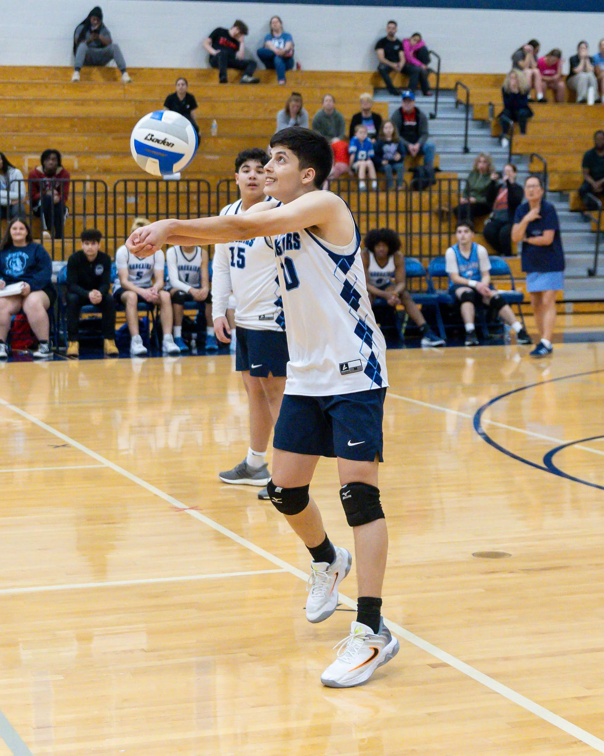 Mott #10 hits the ball