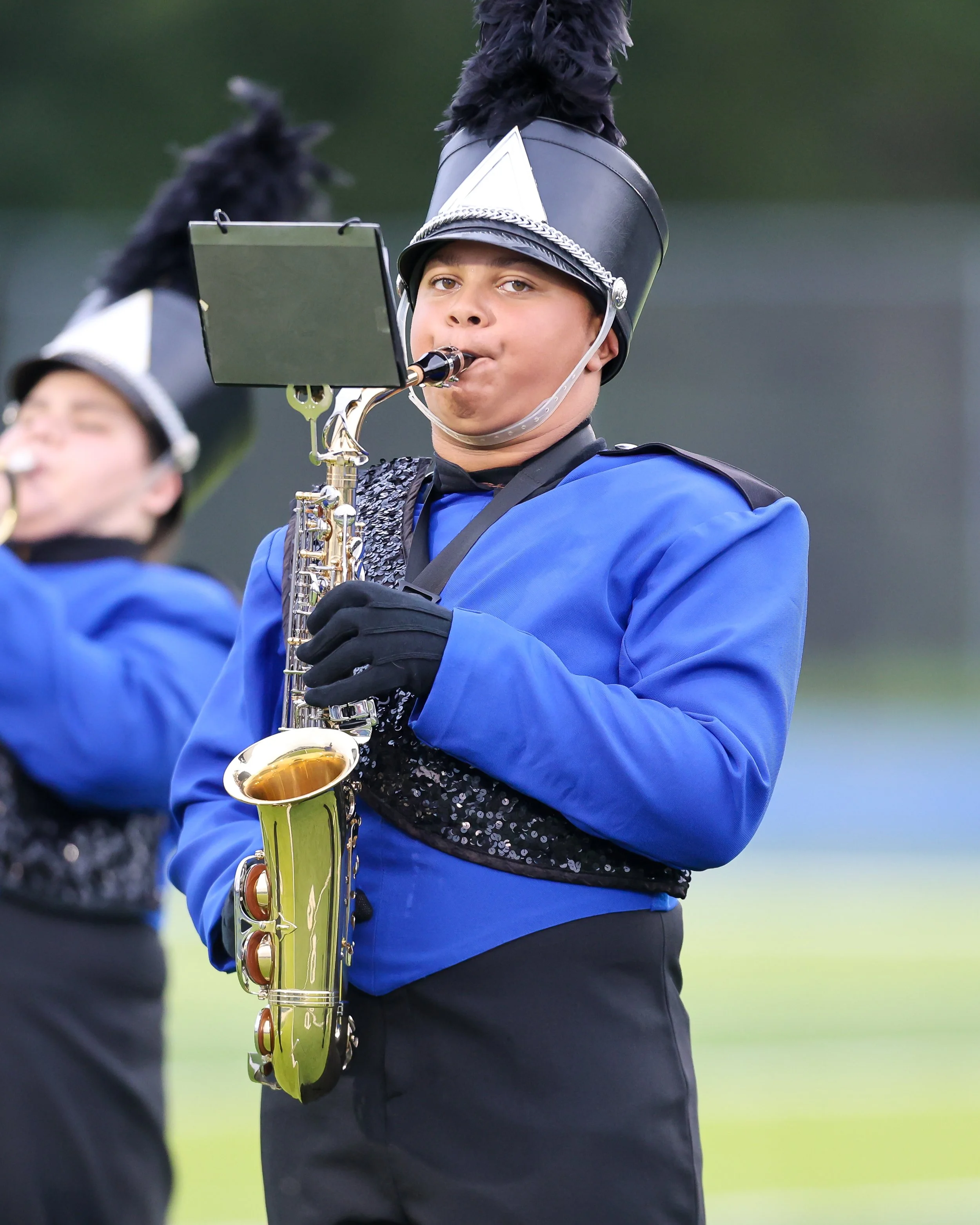 WK Marching Band sax player