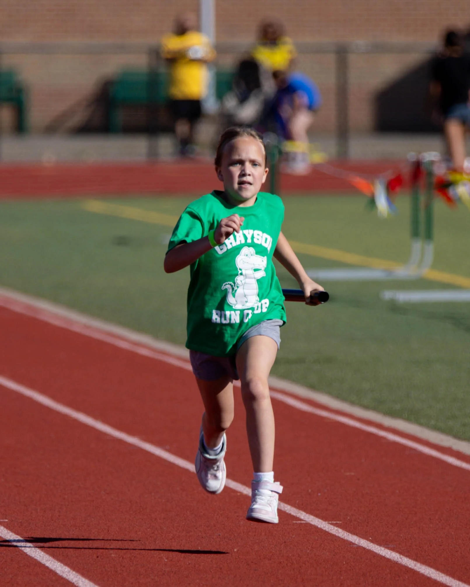 Grayson runner finishes the race