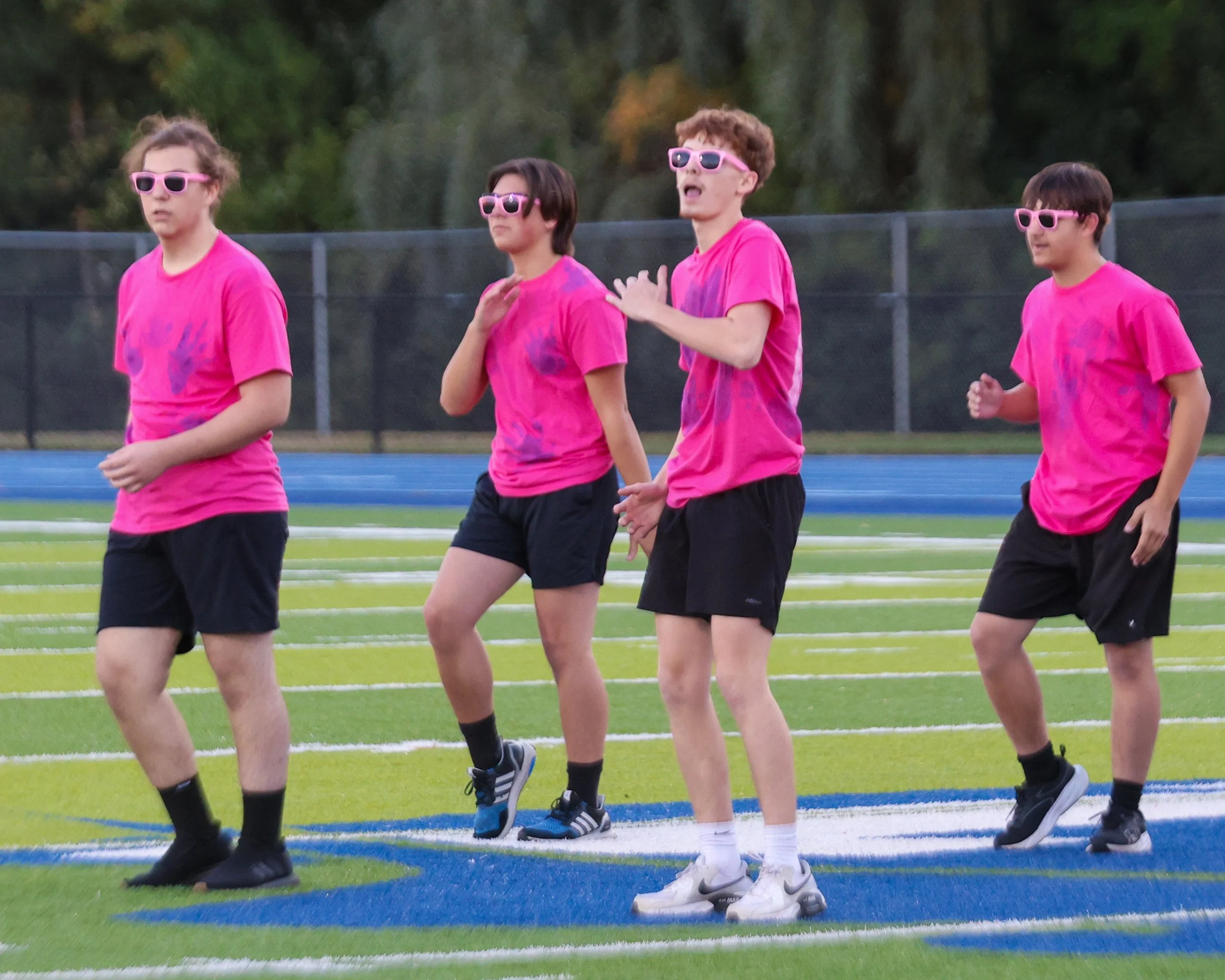 WM Cheerleaders at halftime