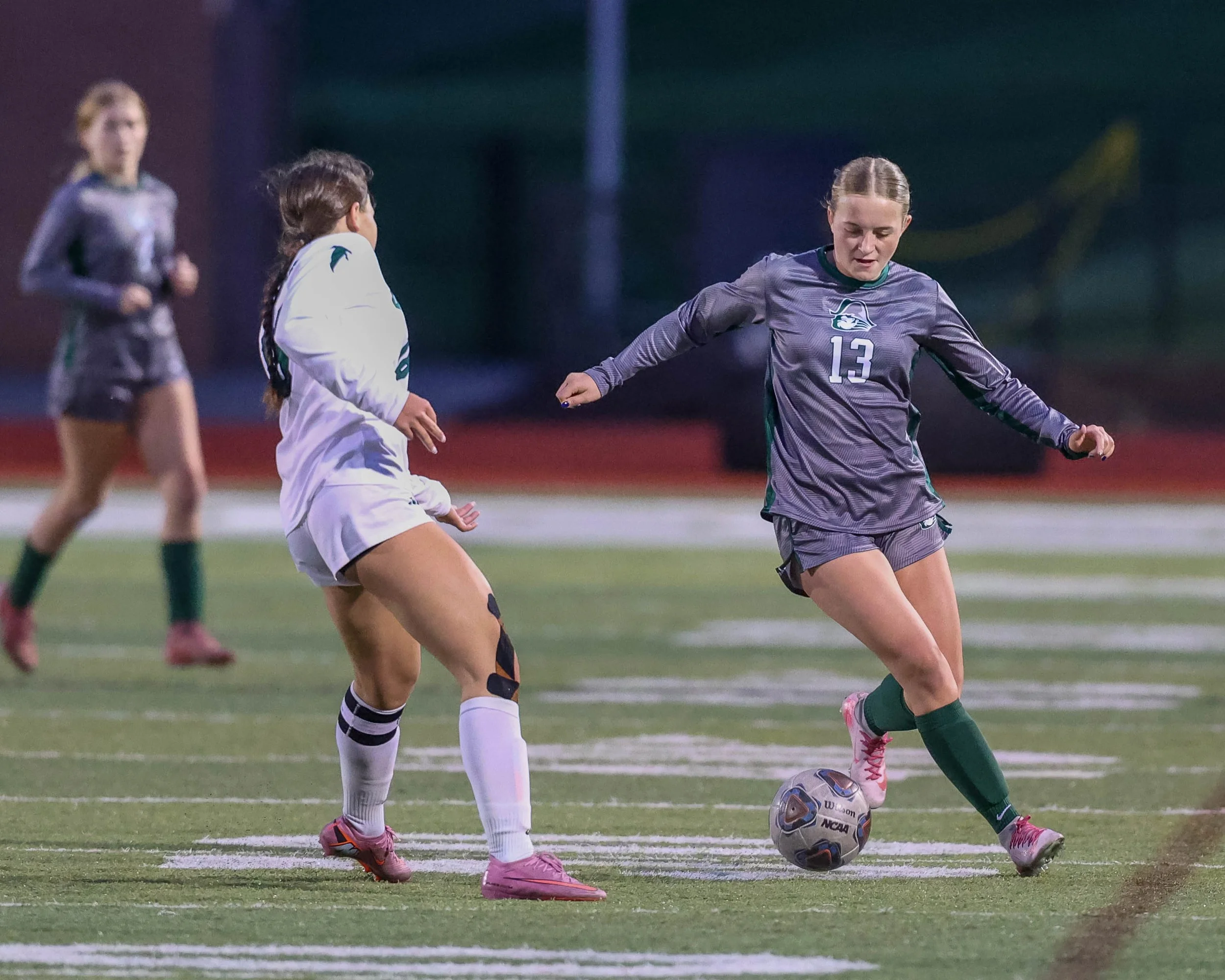 #13 with the fancy foot work