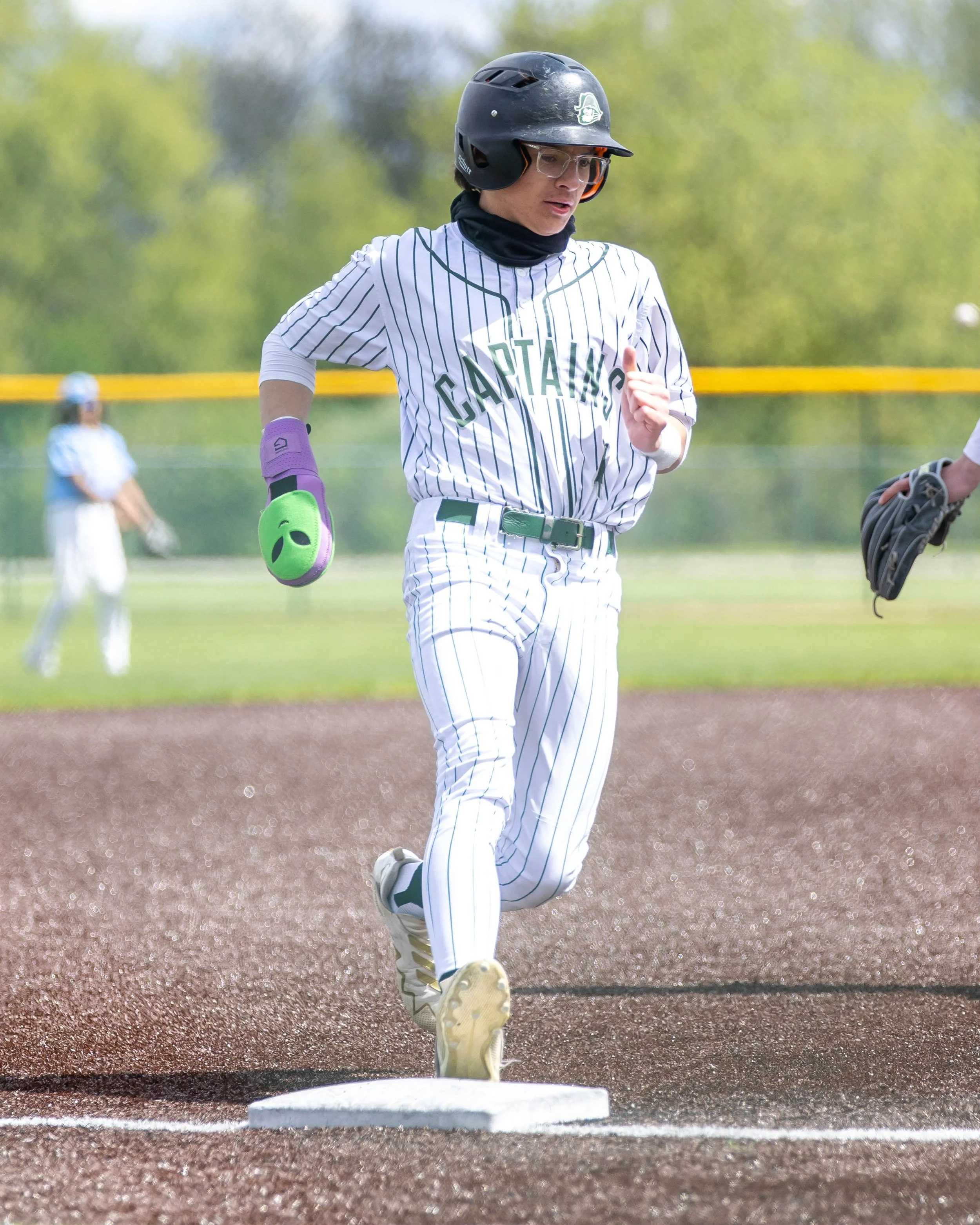 Kettering #4 stops at 3rd base