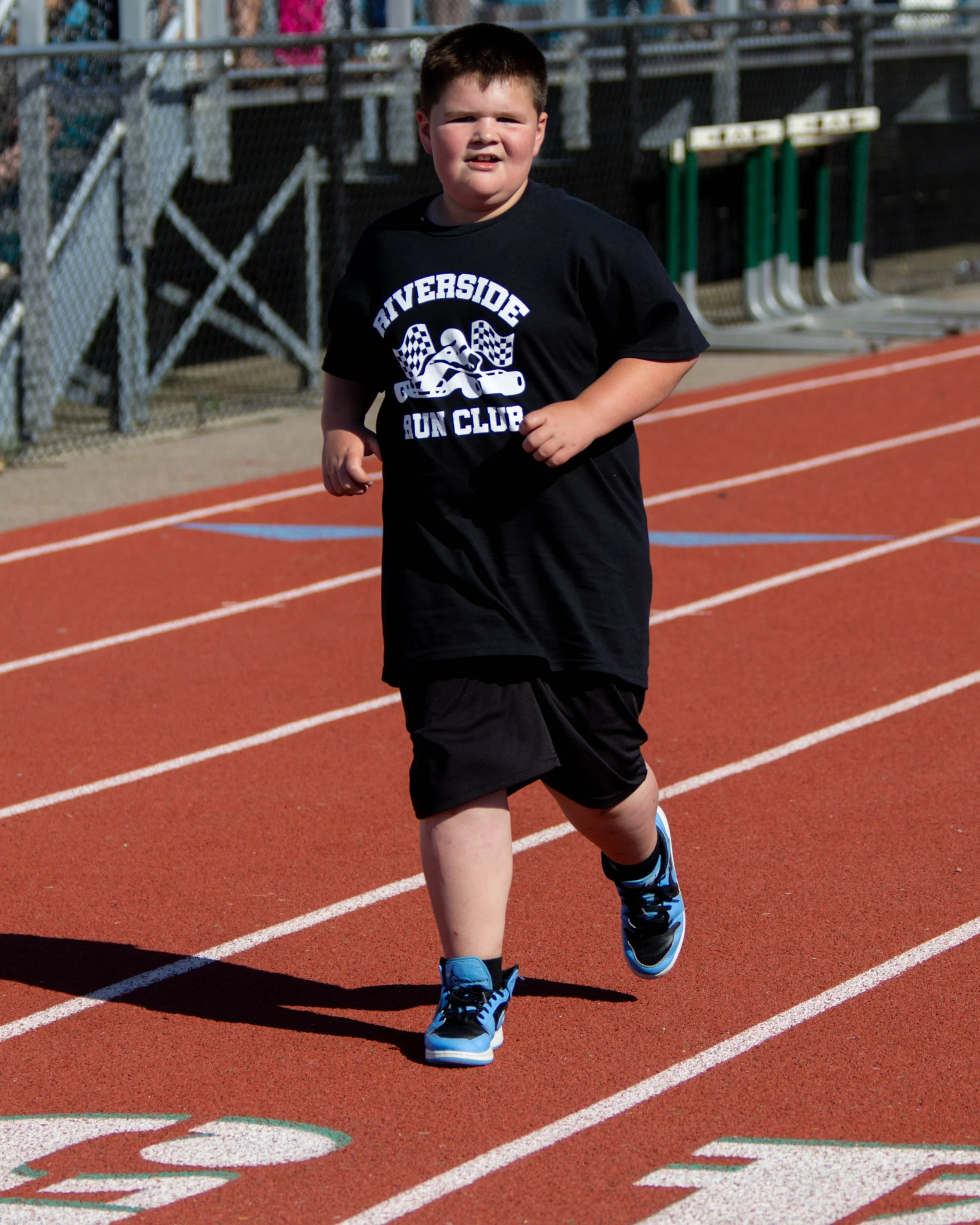 Riverside runner finishes the race