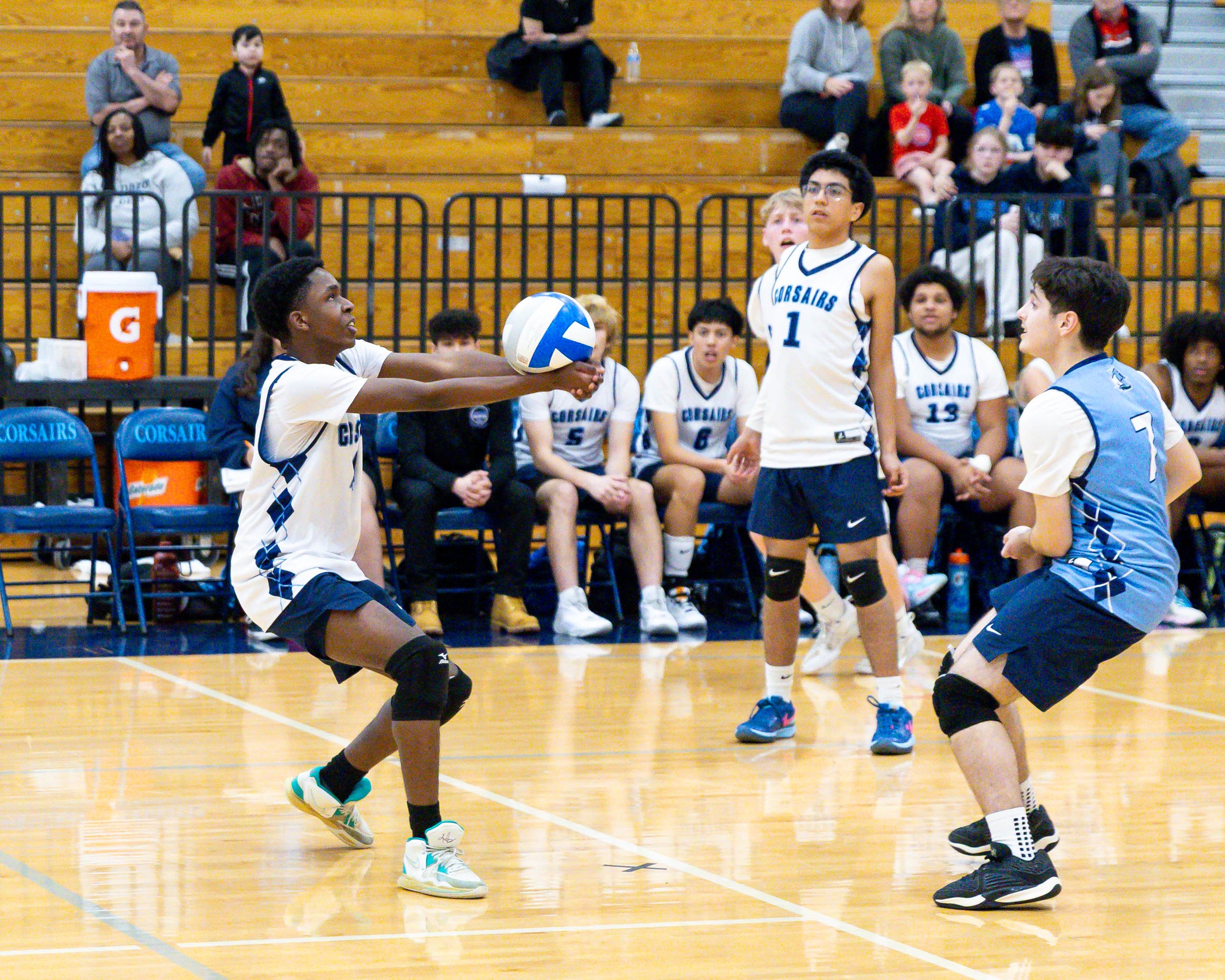 Mott #4 hits the ball