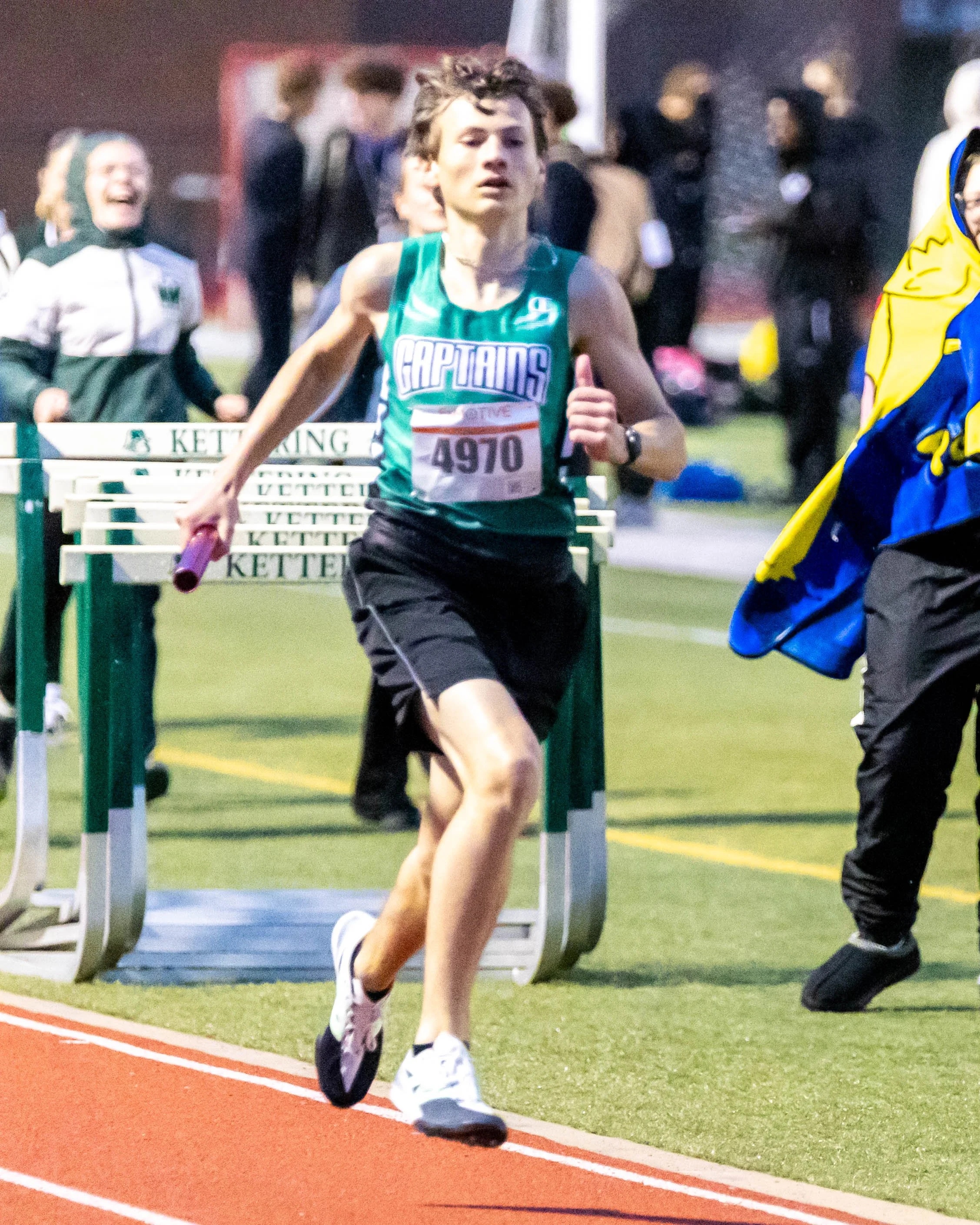 Kettering #4970 crosses the finish line