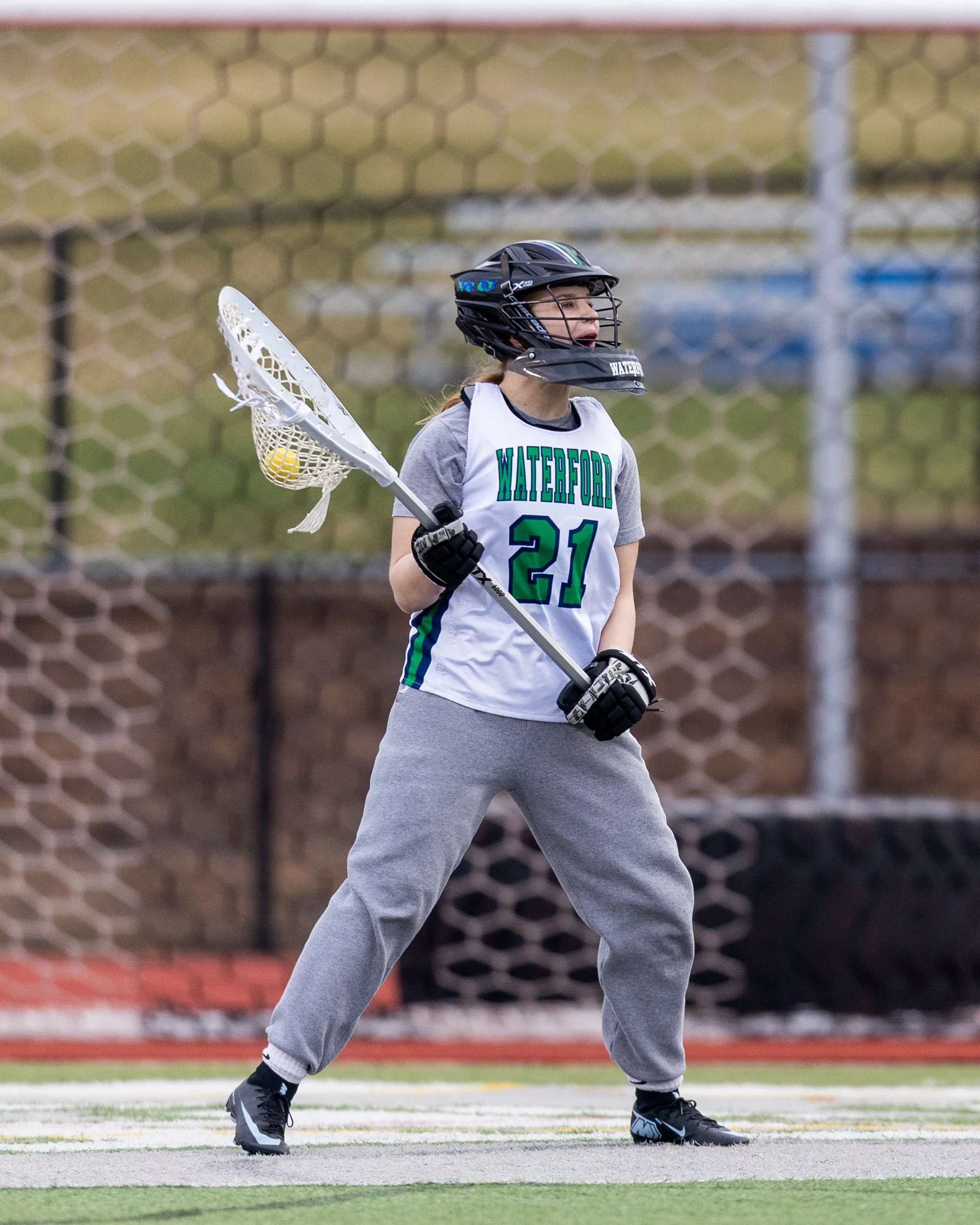 #21 holding the ball