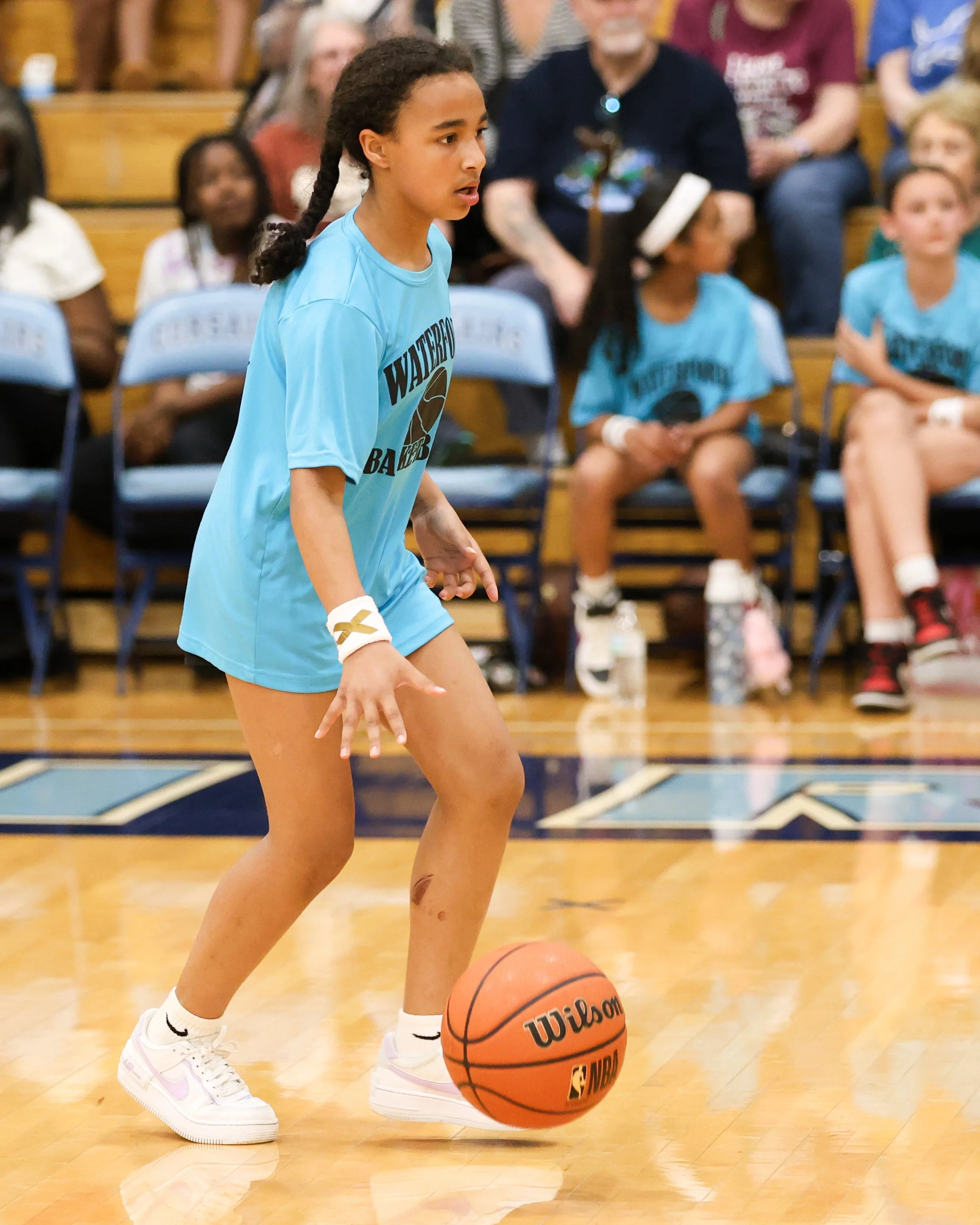 Cooley girl dribbles the ball