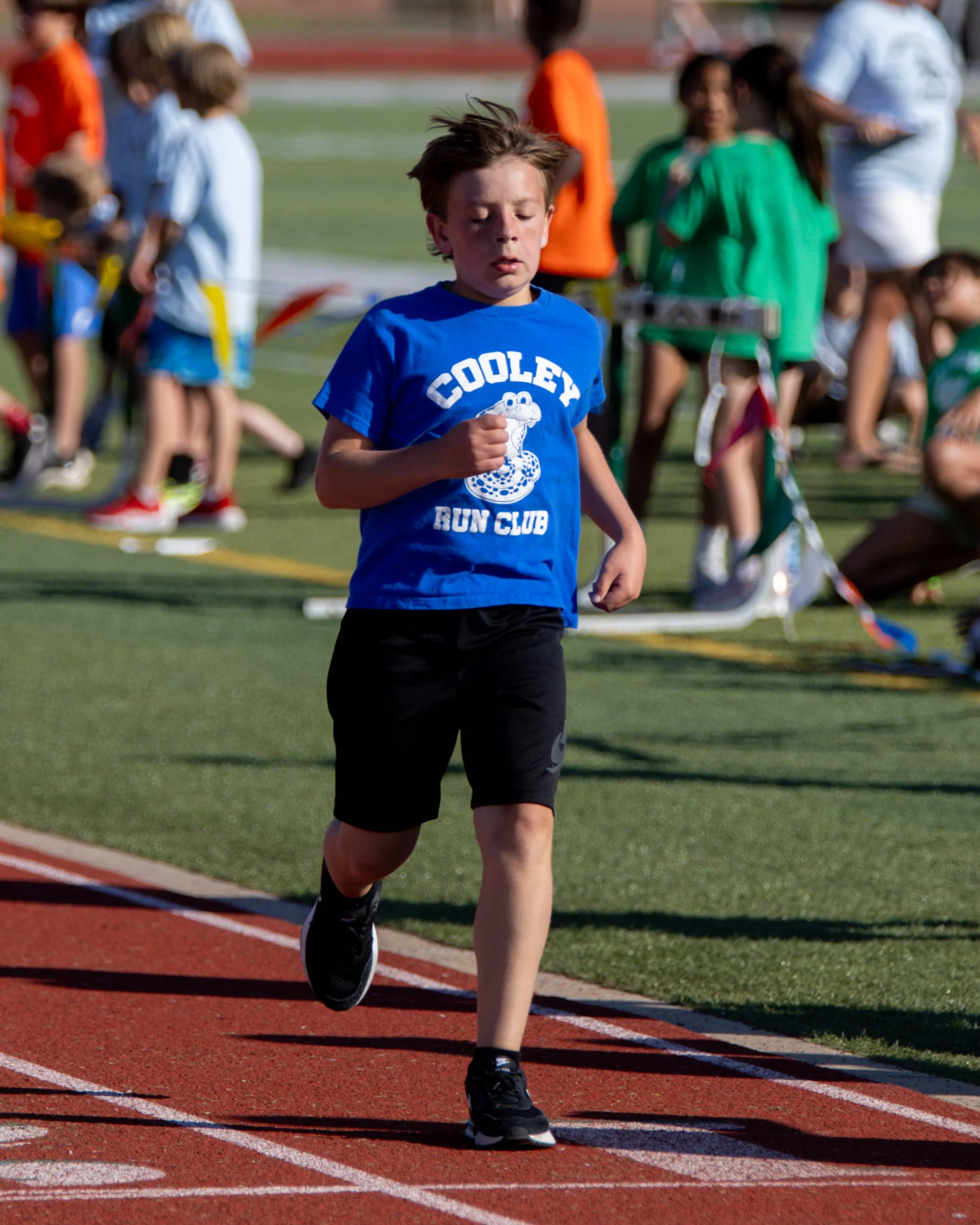 Cooley boy finishes the race