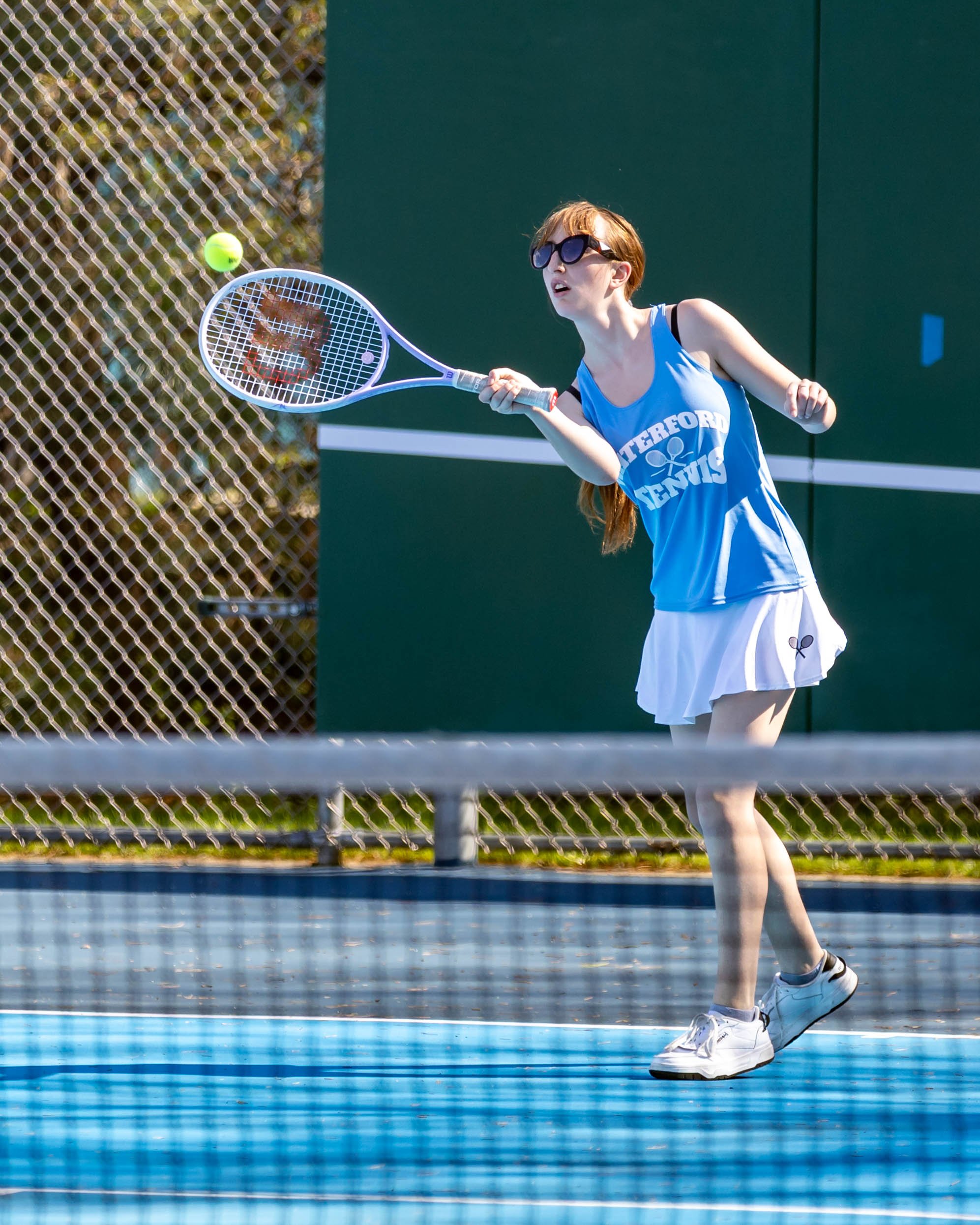 Waterford United player returns the ball