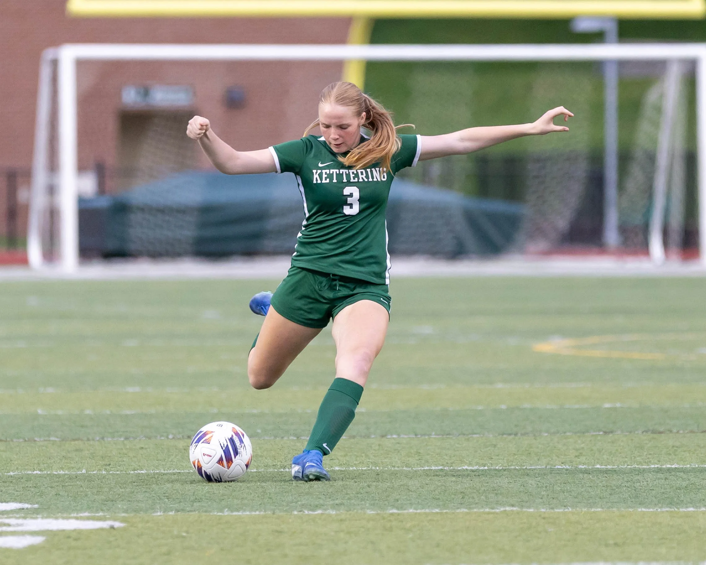 #3 ready to kick the ball