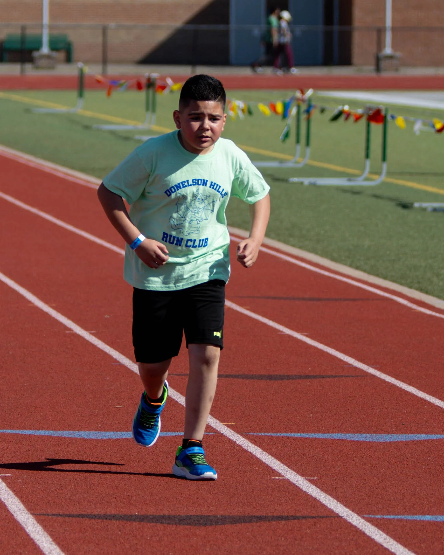 Donelson Hills runner finishes the race