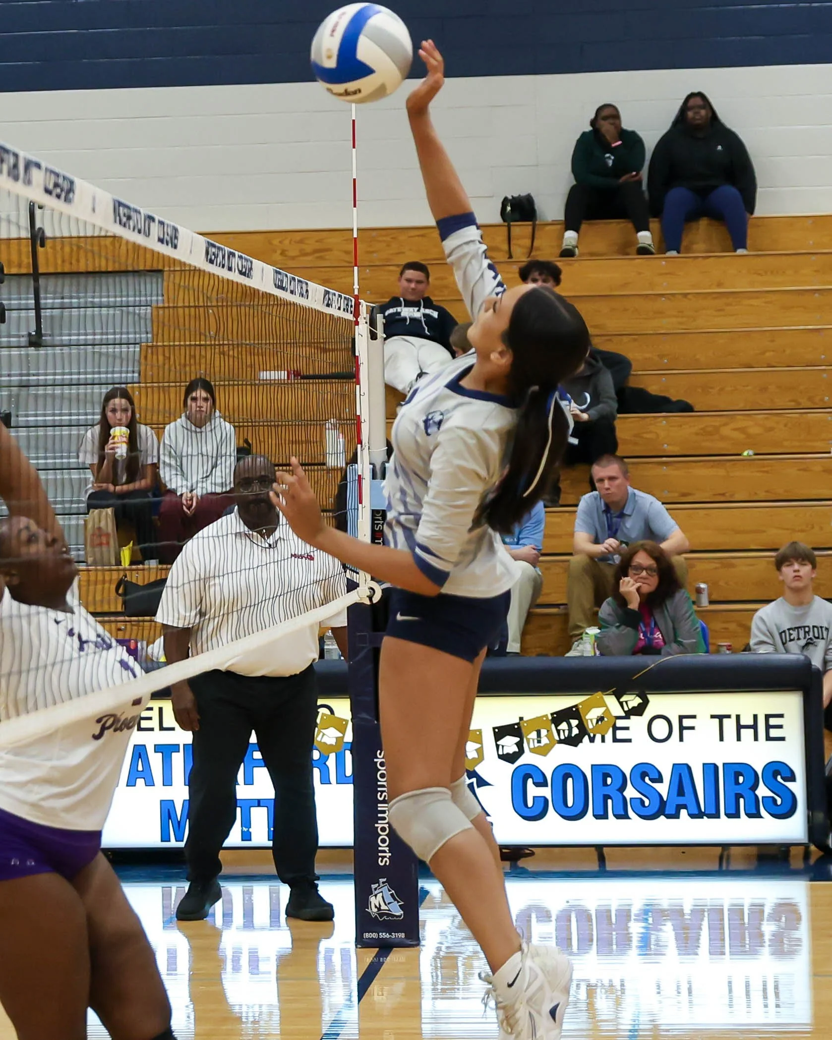 Mott #7 hits the ball
