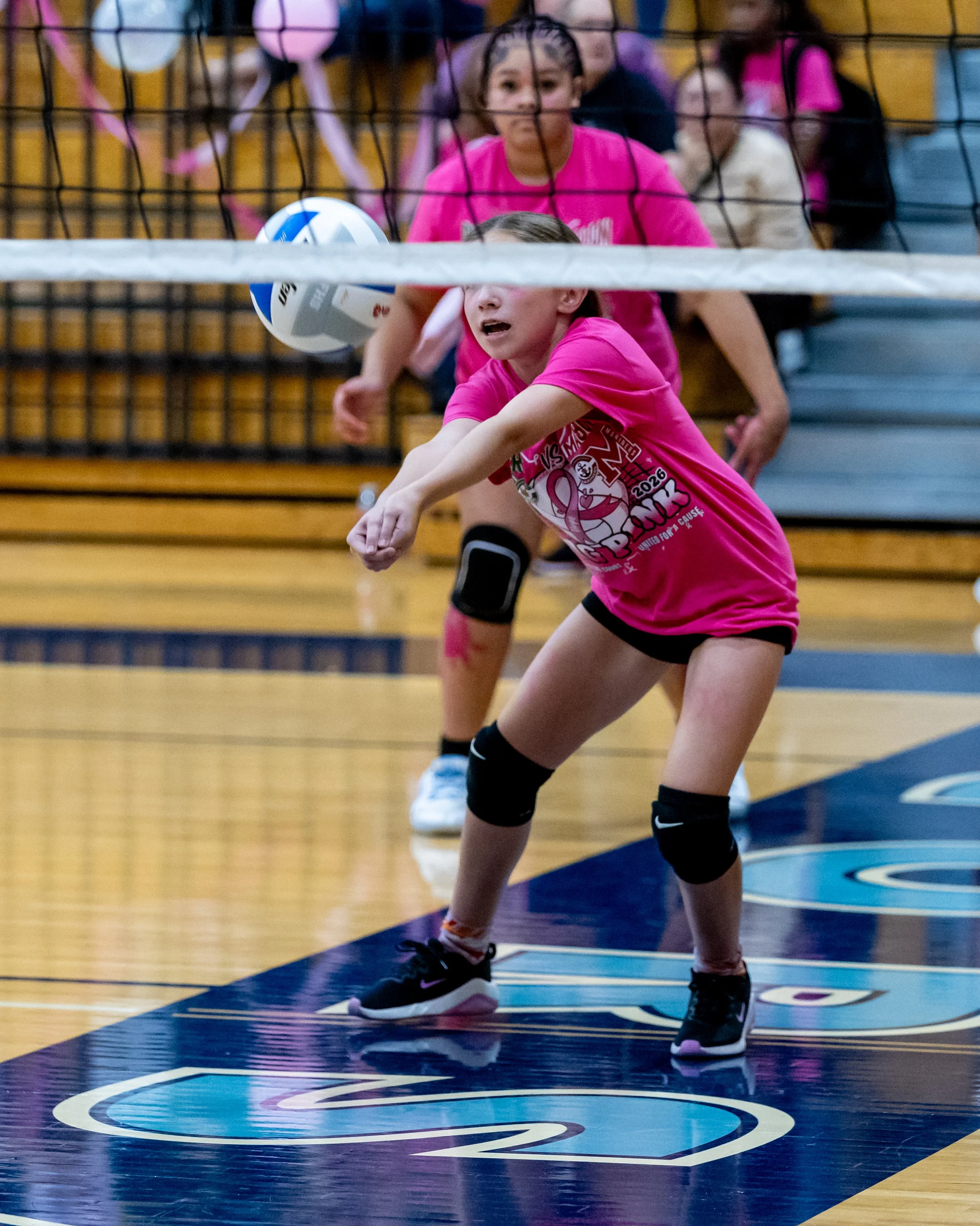 Pierce player hits the ball