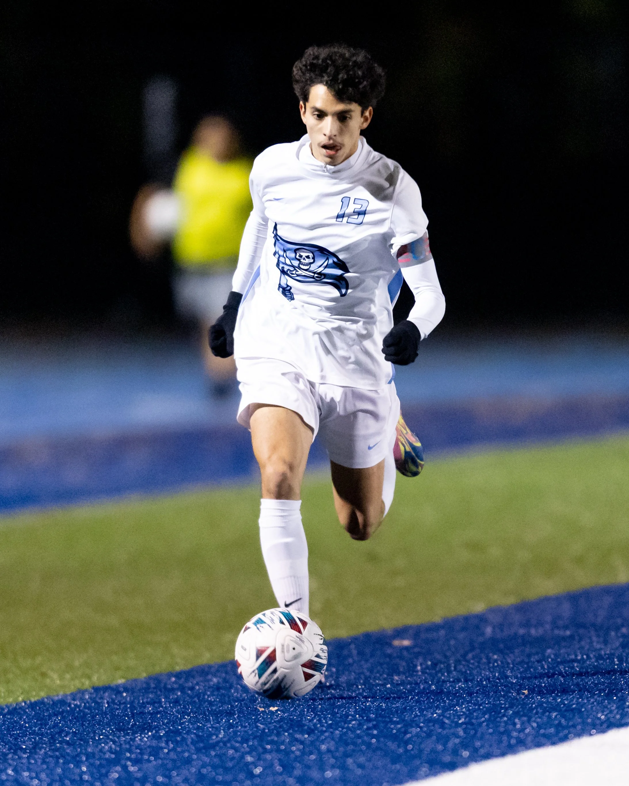 WM #13 with the ball