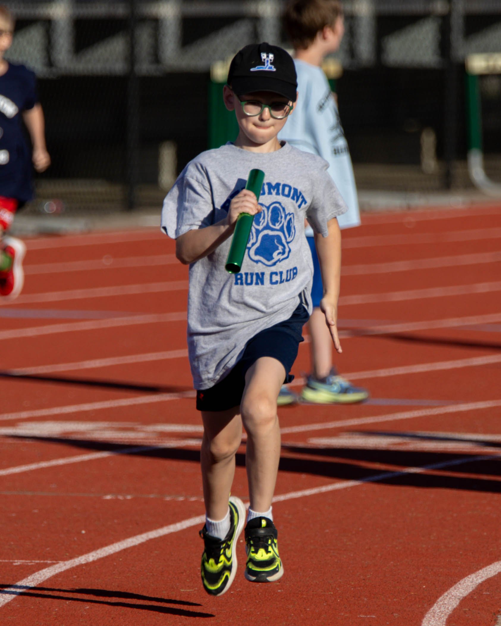 Beaumont runner starts the 4x400 relay