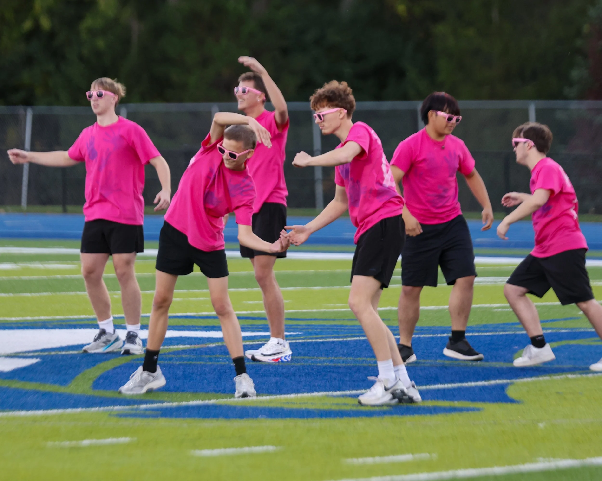 WM Cheerleaders at halftime