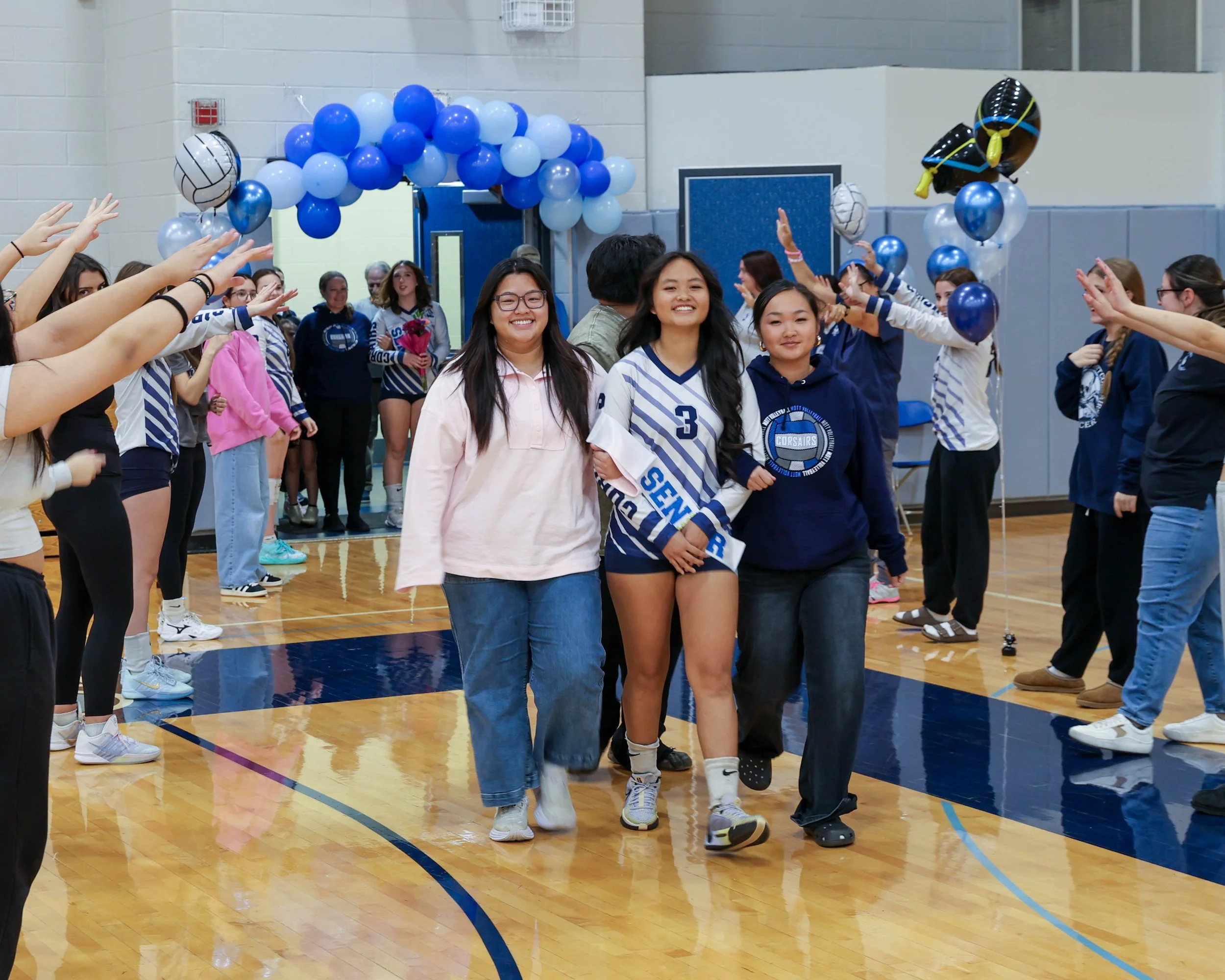 Senior Night walkout #3