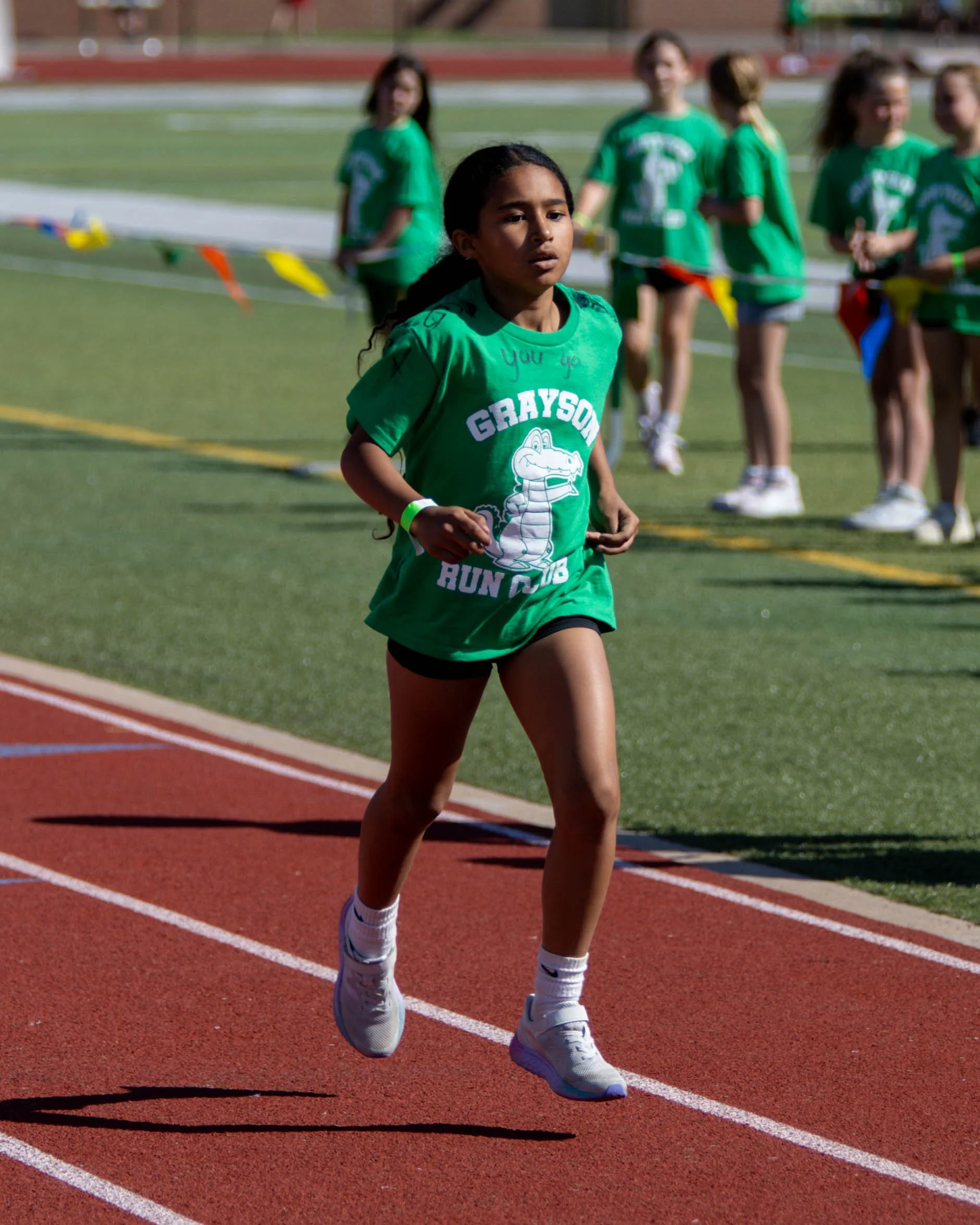 Grayson runner finishes the race