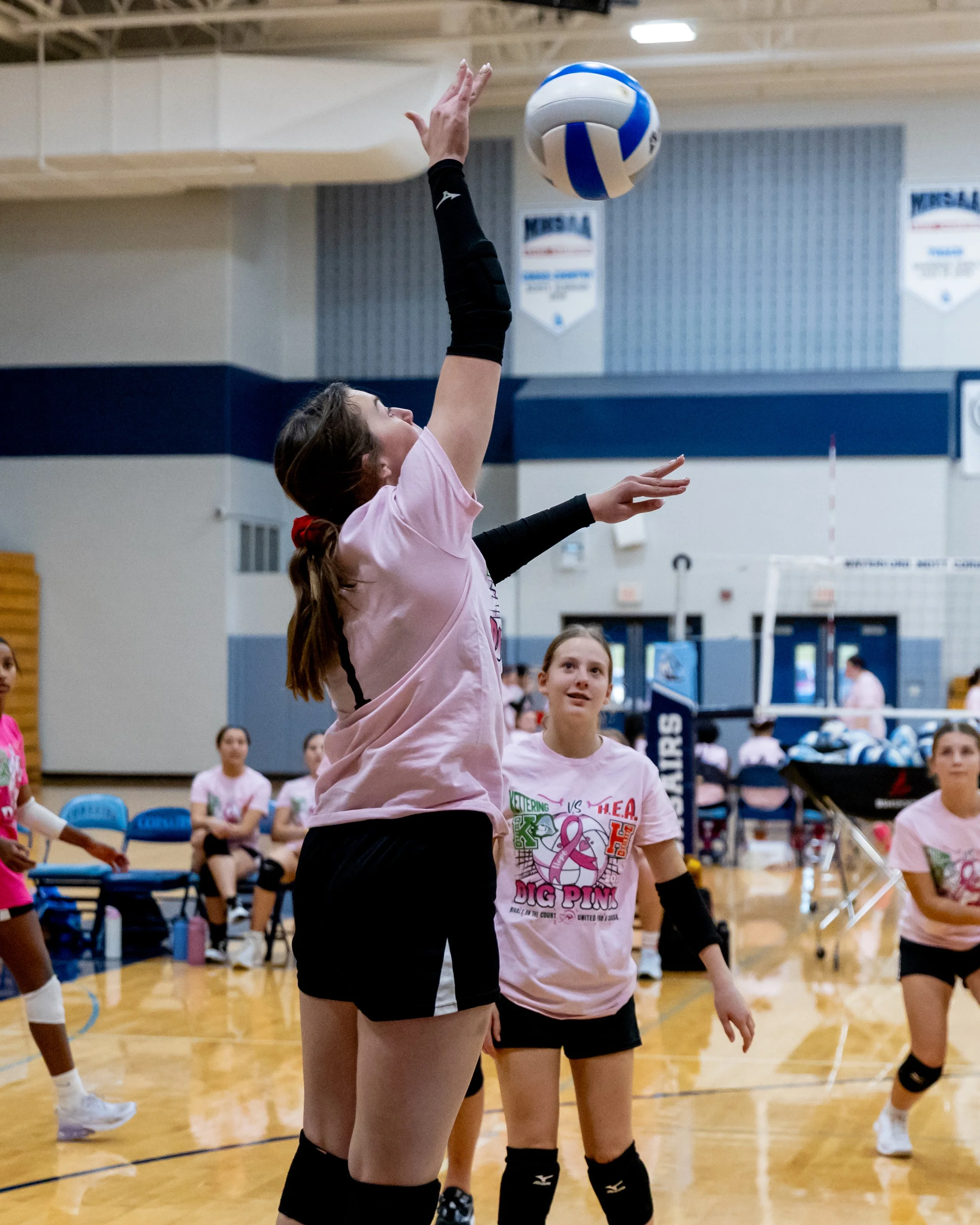 Firebird player hits the ball