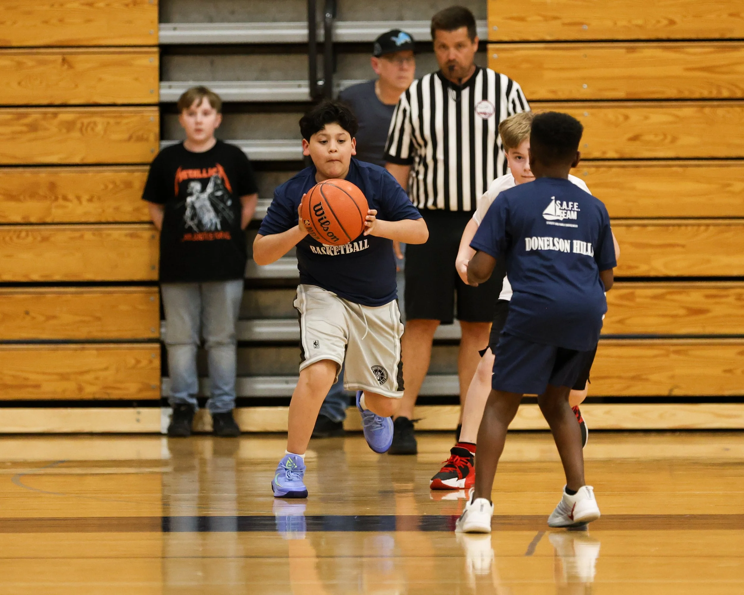 Donelson Hills boy holds the ball