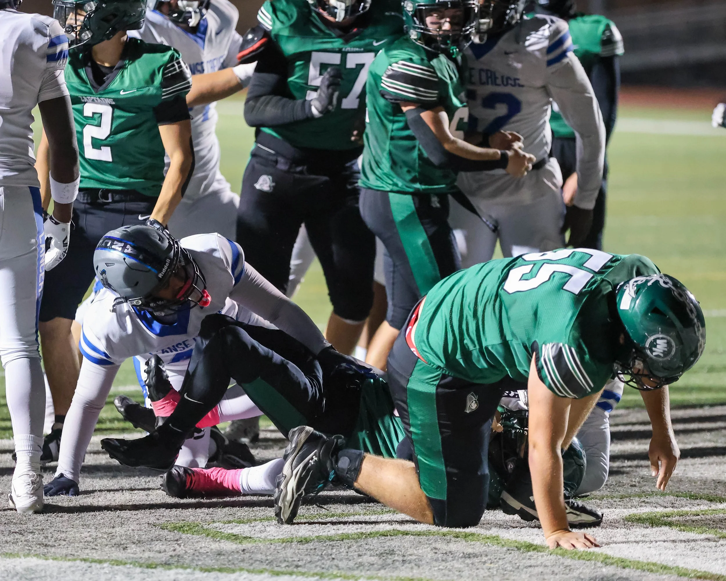 WK player scores a touchdown
