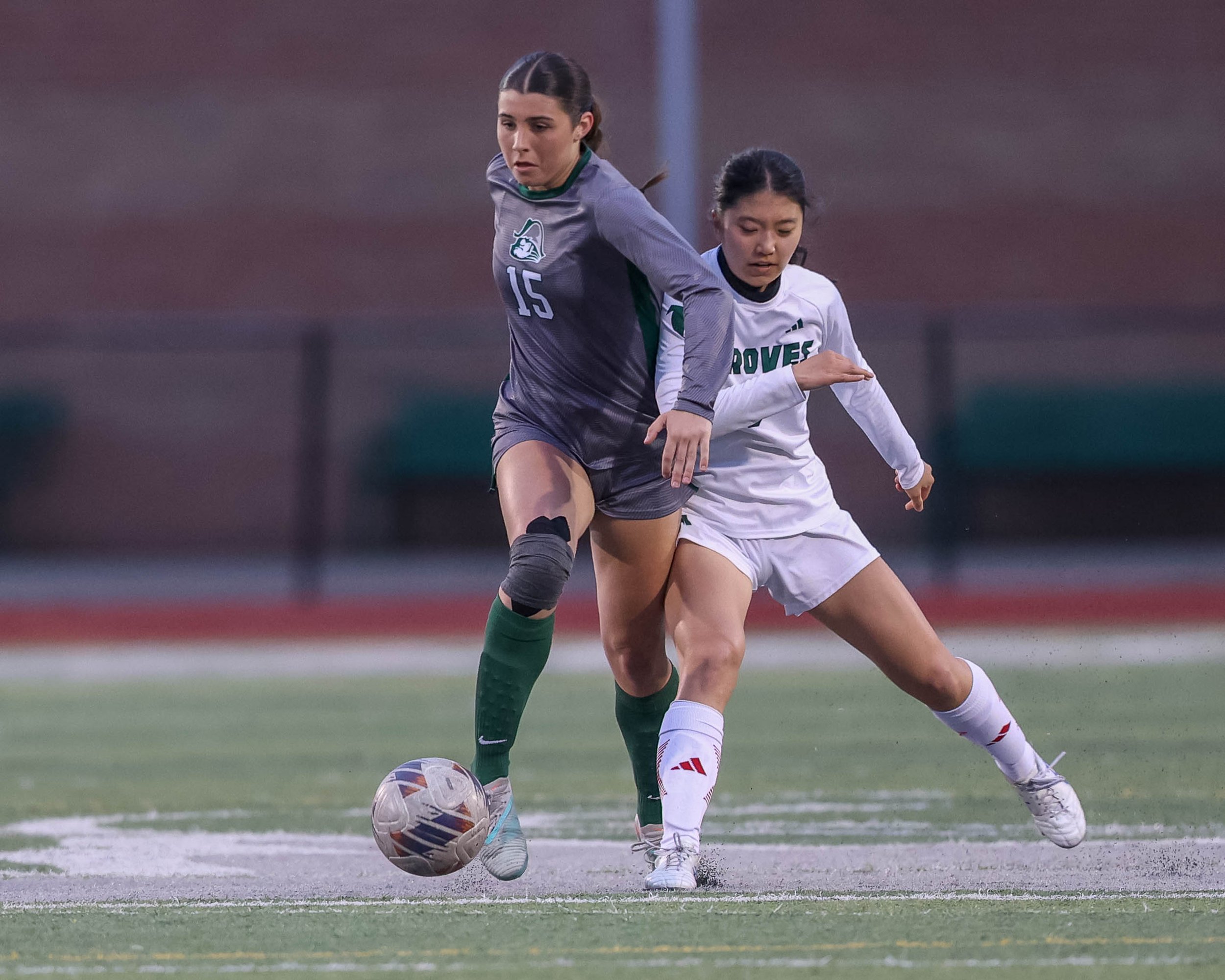 #15 gets the ball 