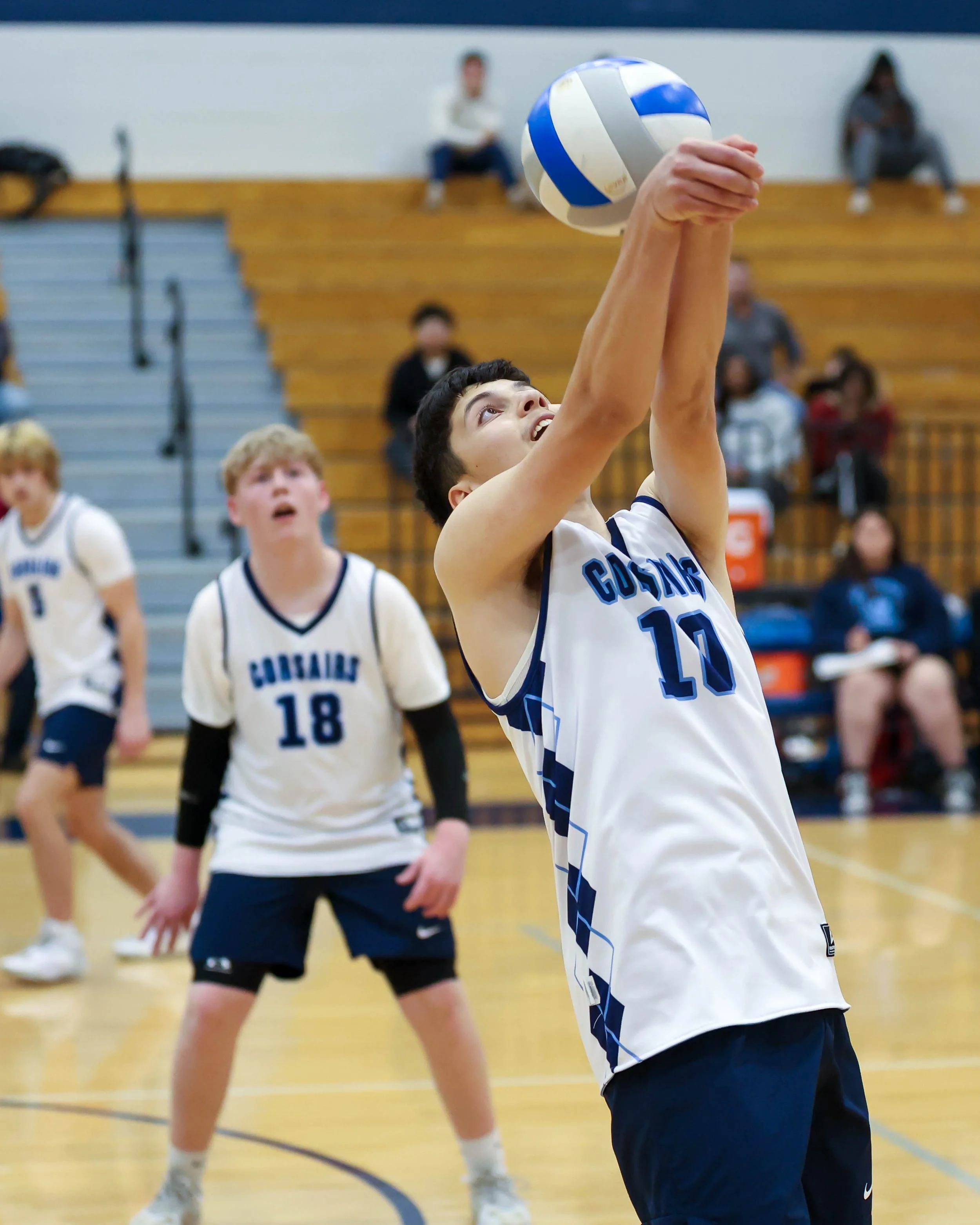 Mott #10 hits the ball