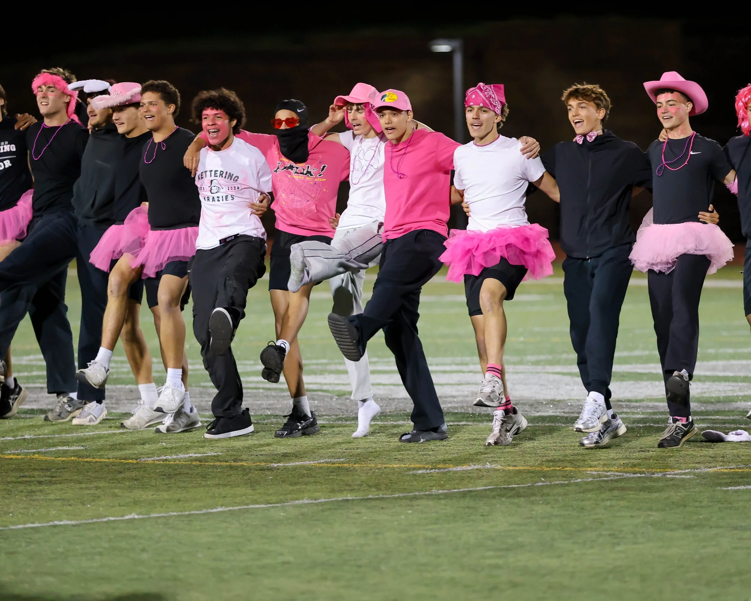 Dance team members